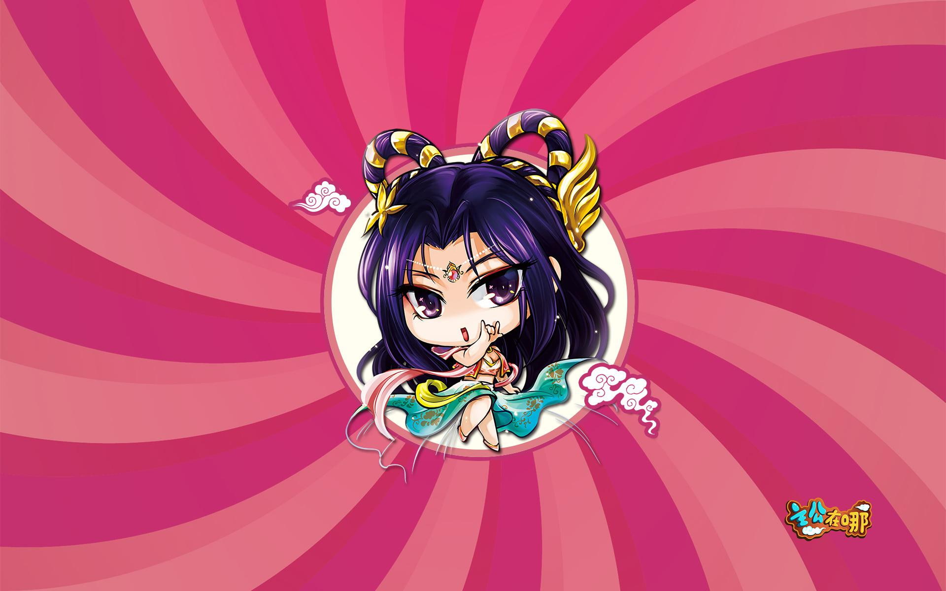 Zhan Wang, King of Battle, Q version of the cartoon, Where lord, purple haired woman sailor moon character