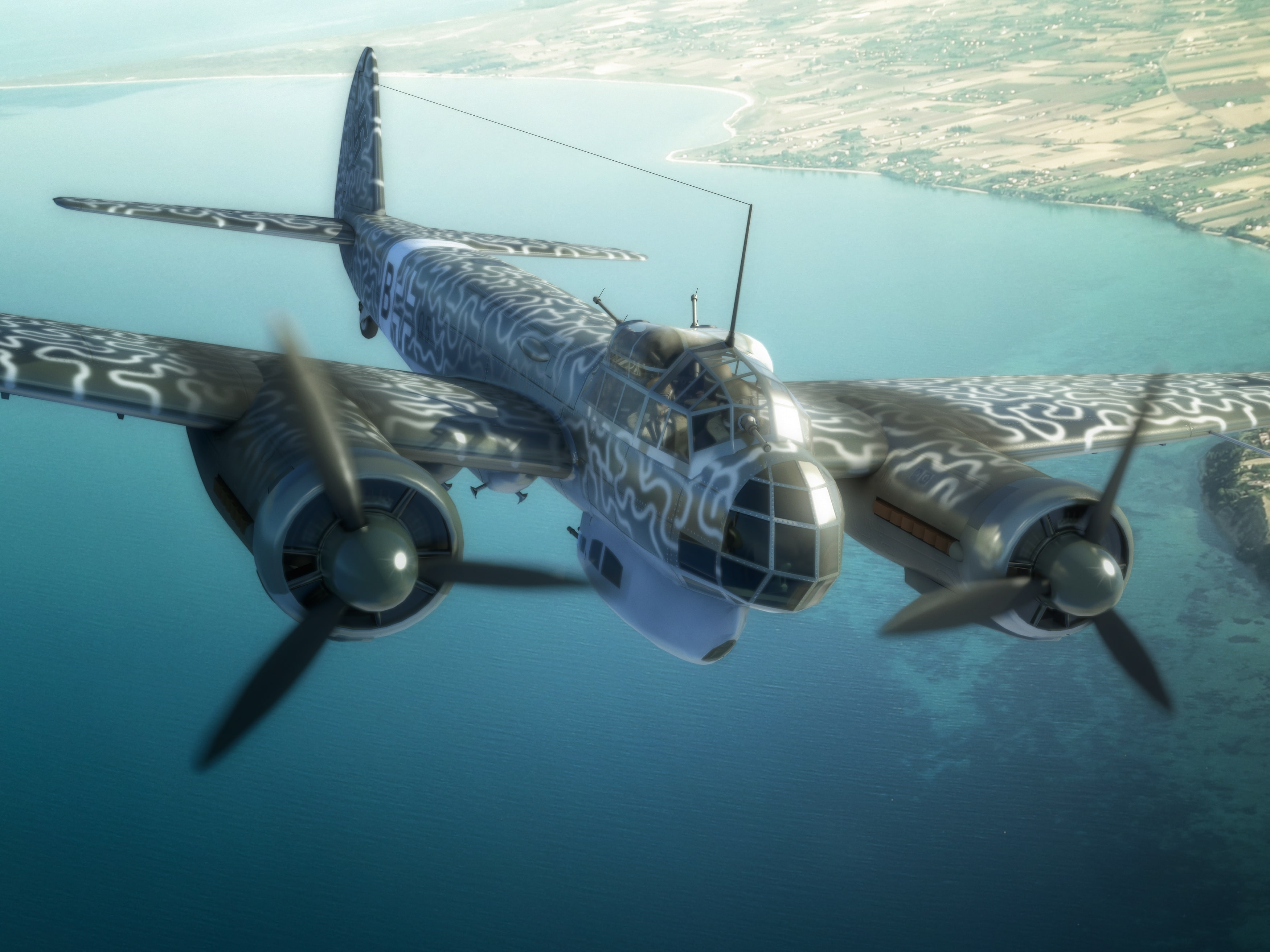 gray jet plane, figure, art, WW2, Junkers Ju 88, &quot;workhorse&quot; Luftwaffe