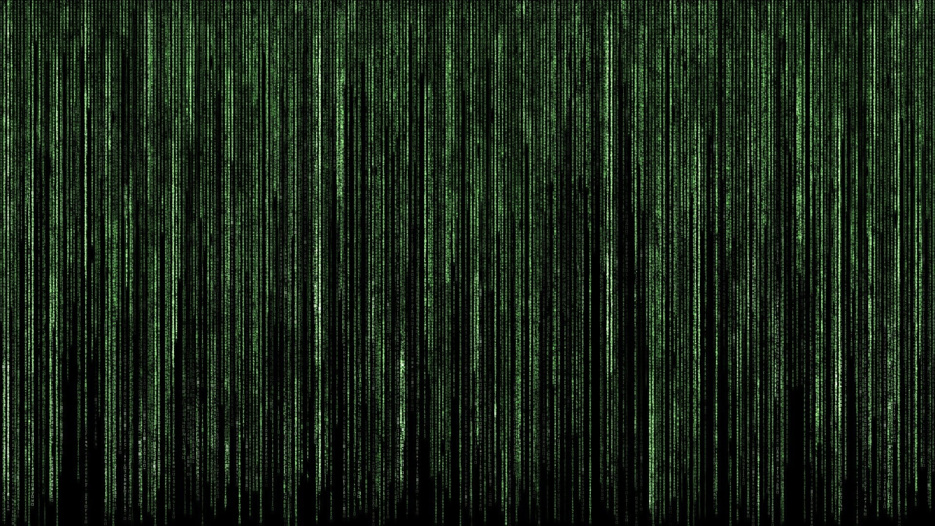 Matrix screen wallpaper, digital art, The Matrix, code, backgrounds