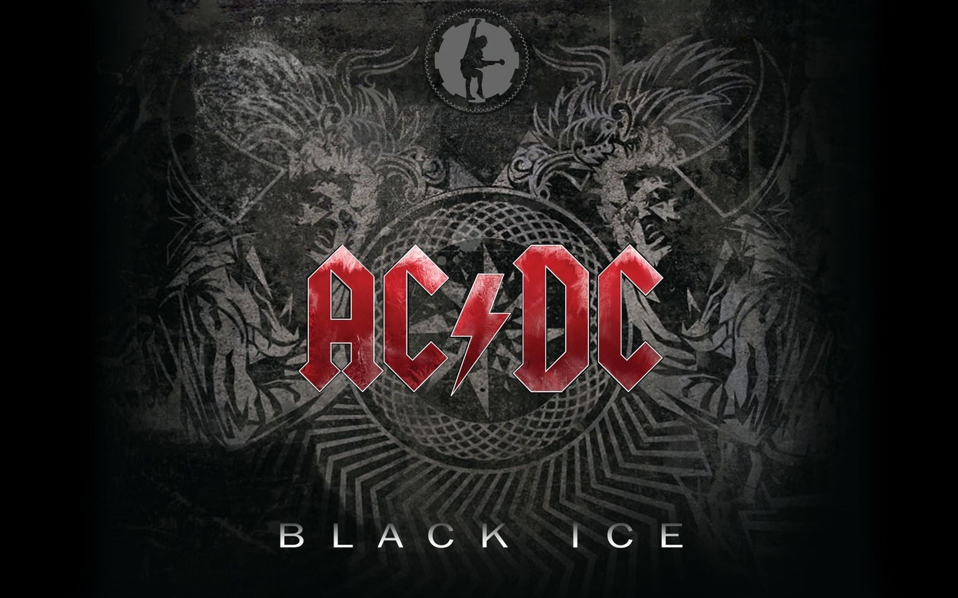 AC/DC logo, Music, Wallpaper, Hard Rock, Black Ice, Rock'n'Roll