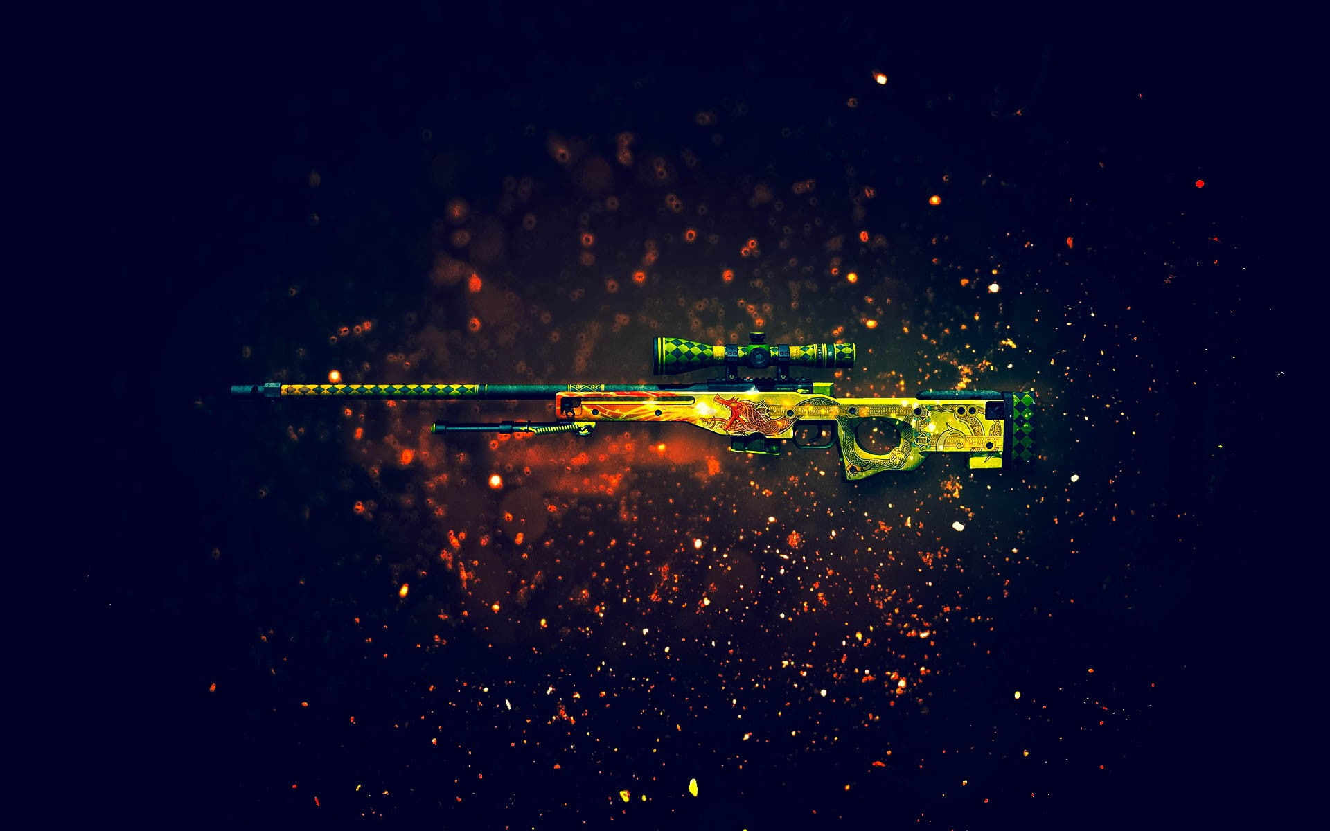 Free download | HD wallpaper: gun, Dragon Lore, weapon, sniper rifle ...