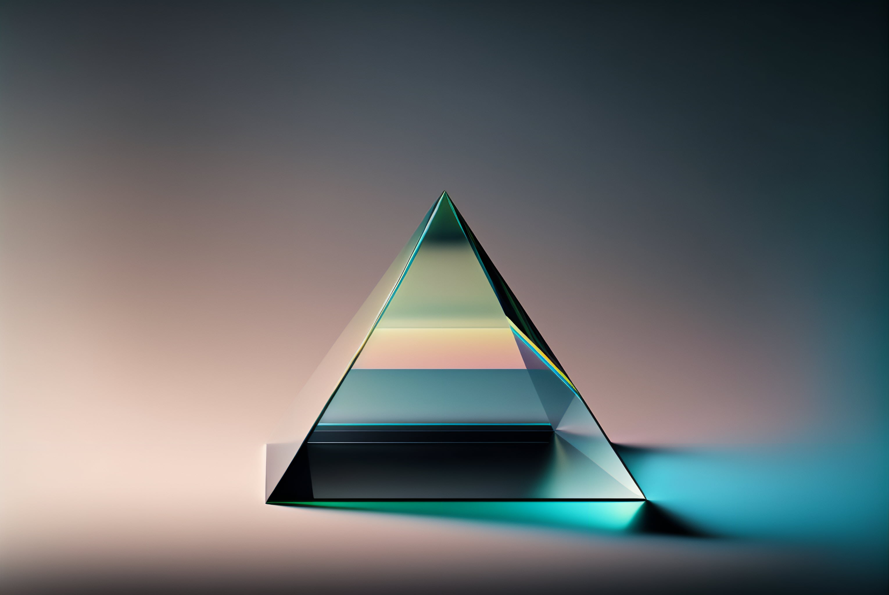 Free download | HD wallpaper: AI art, glass, prism, minimalism ...