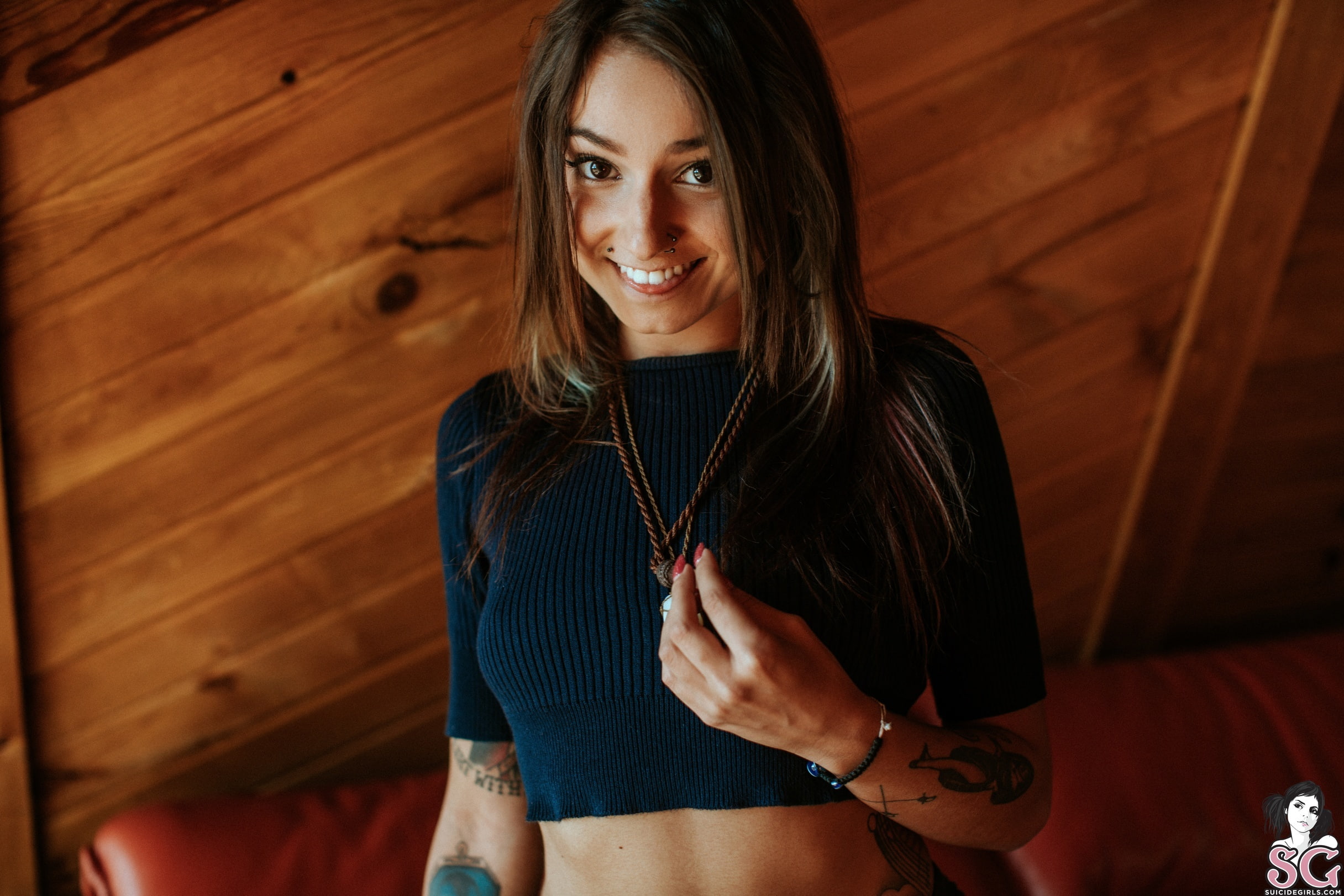 Catarina Suicide, Suicide Girls, brunette, tattoo, women