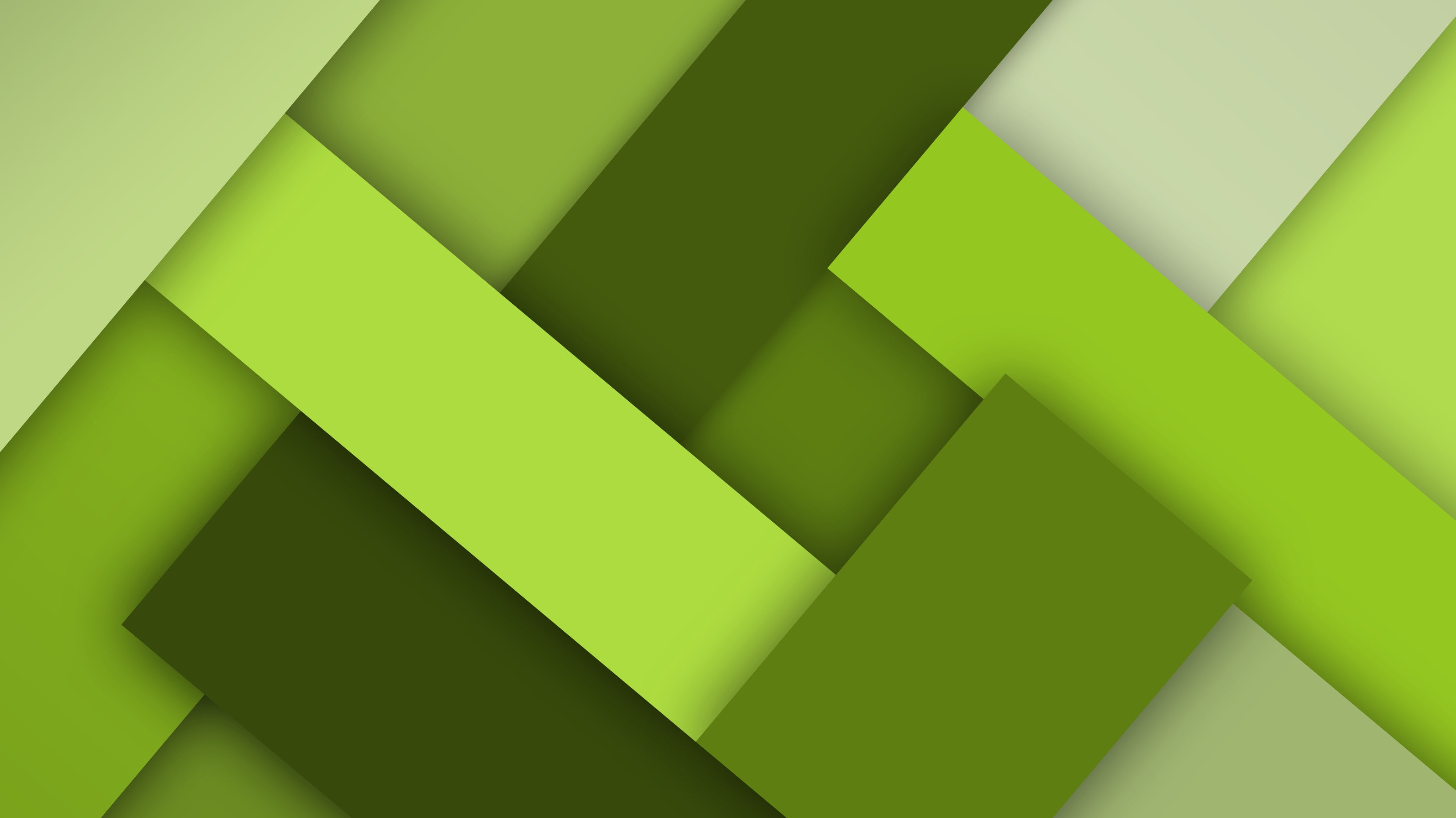 Green pattern, colors, squares, best, hd
