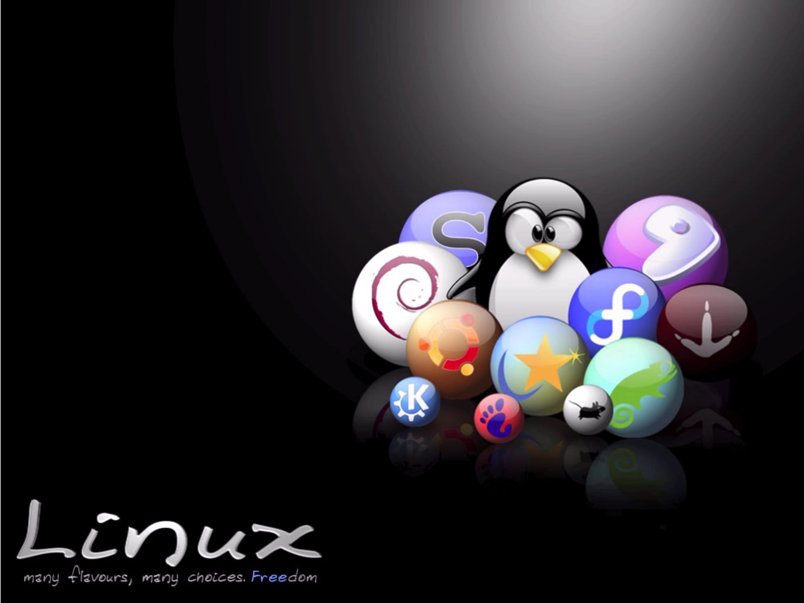 Instalar Linux, Linux distros wallpaper, Computers, multi colored