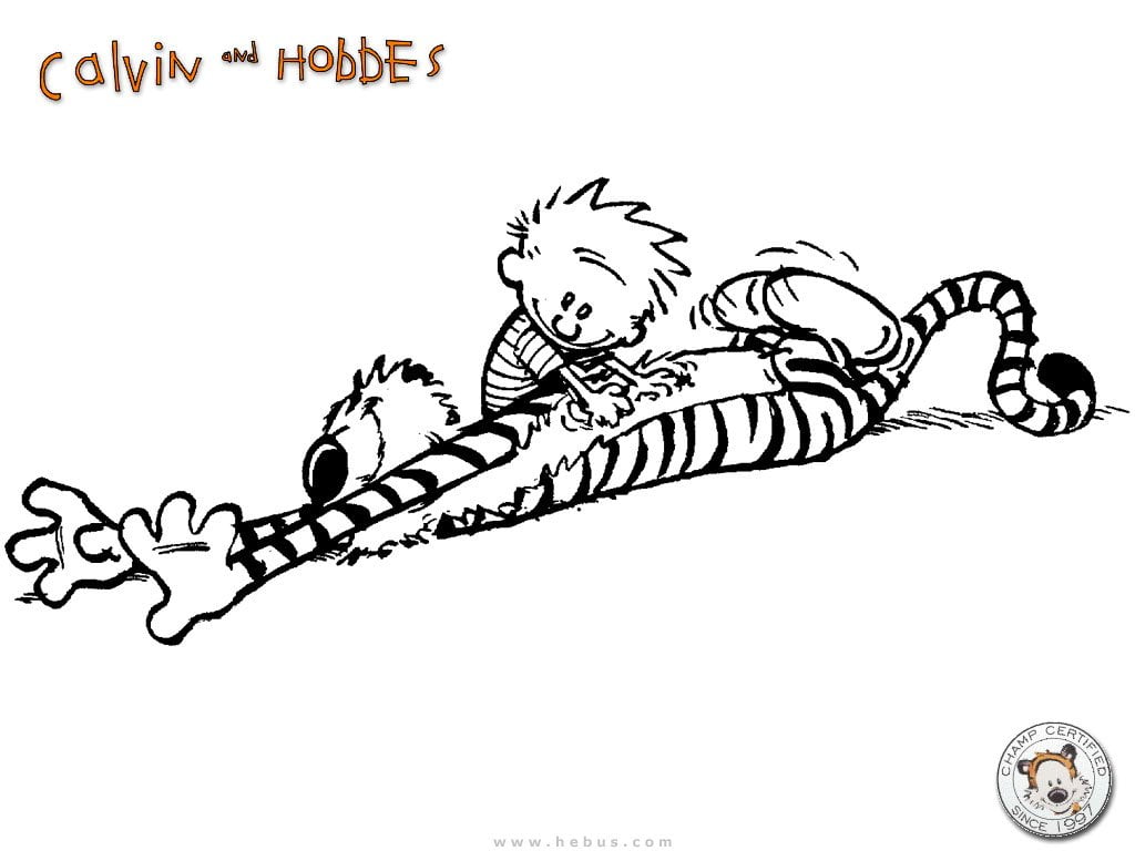Calvin and Hobbes illustration, Comics, Calvin & Hobbes, Calvin (Calvin & Hobbes)
