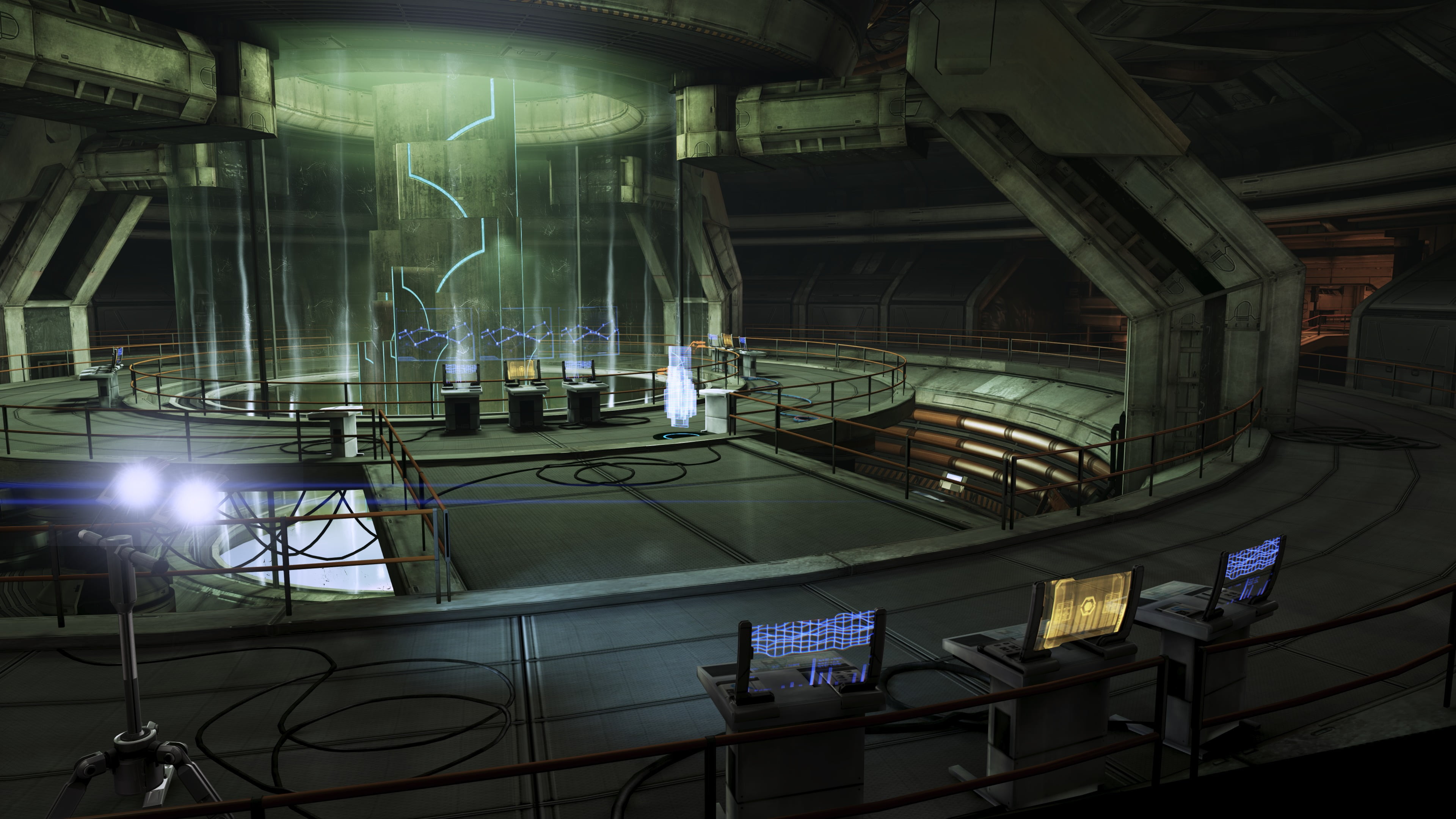 Mass Effect, science fiction, Mass Effect 3, indoors, architecture