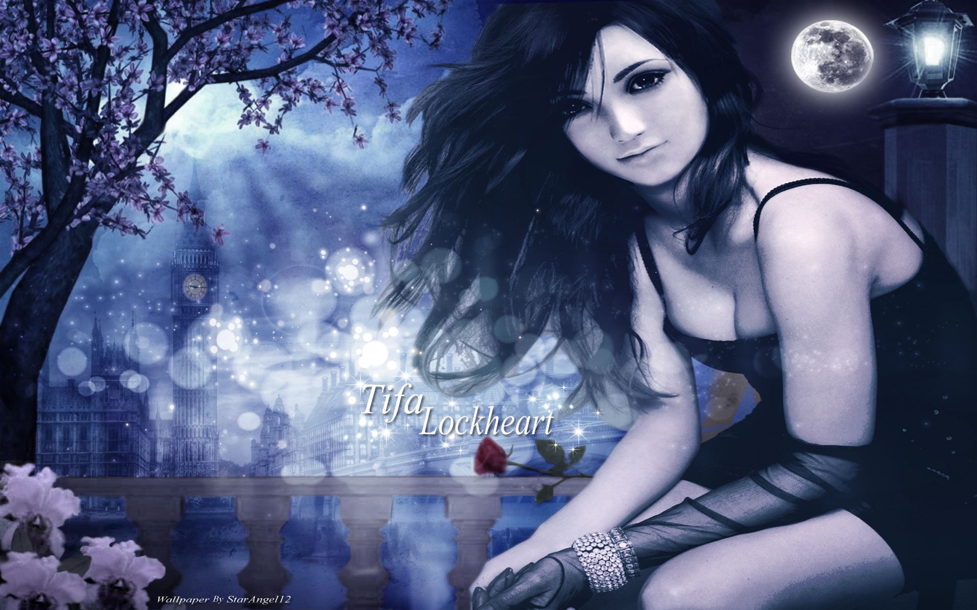 Beautiful ffvii Tifa Lockheart Anime Final Fantasy HD Art, Light