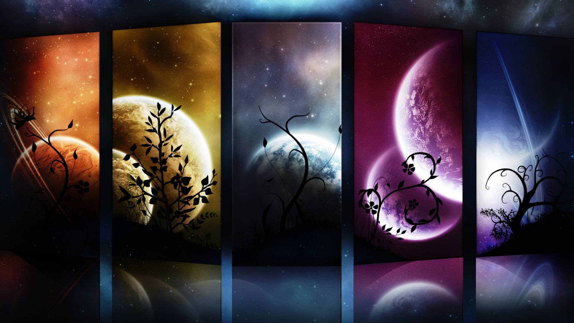 outer, planets, space
