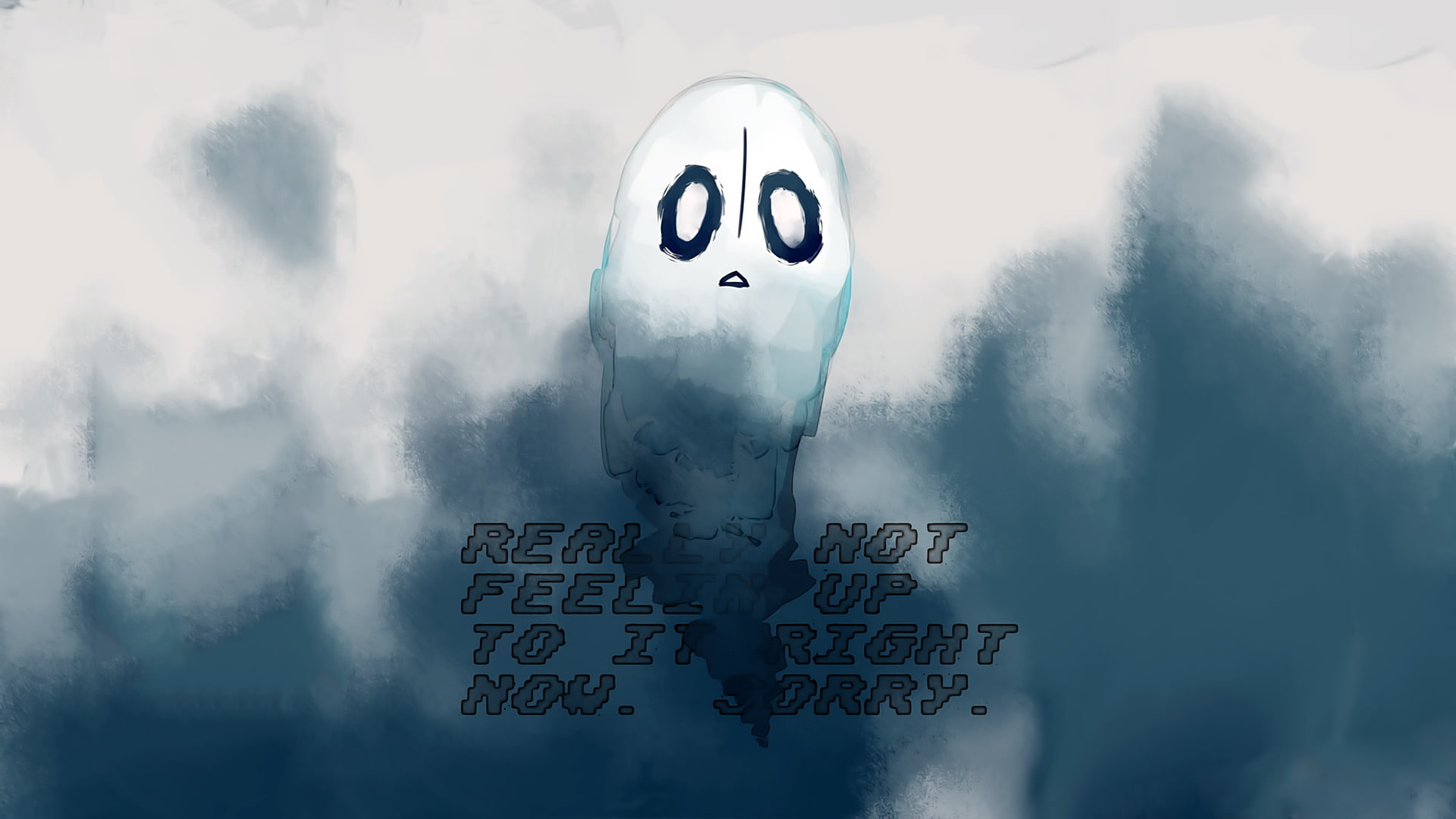 Video Game, Undertale, Napstablook (Undertale)