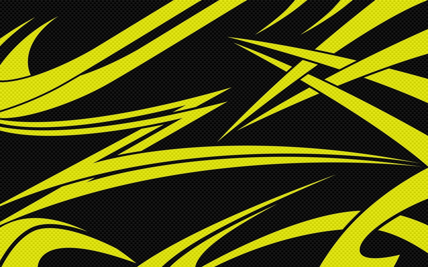 Yellow, Black, Lines, Sharp, pattern, backgrounds, abstract