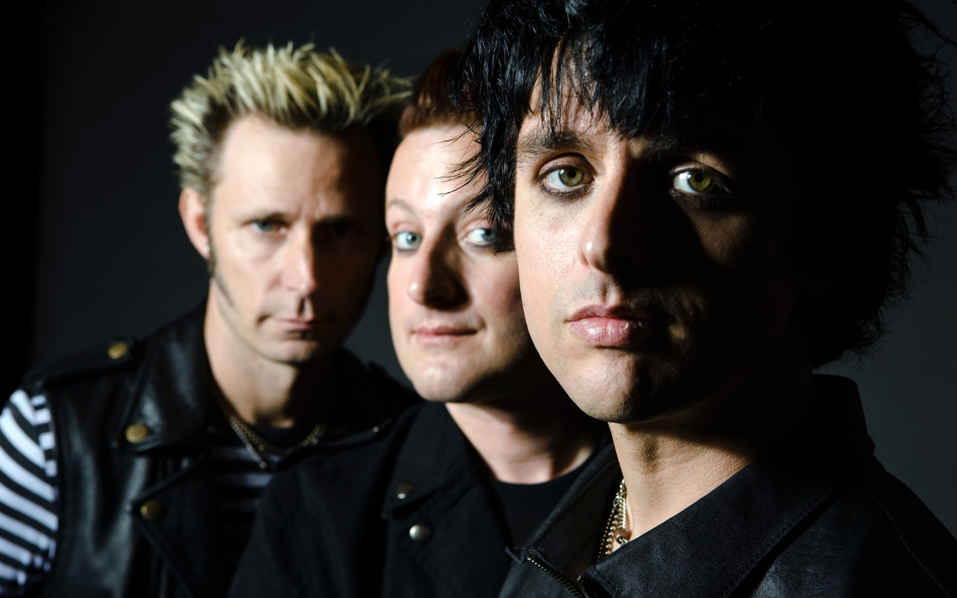 Green Day band, uncle Bob, men, people, males, serious, adult