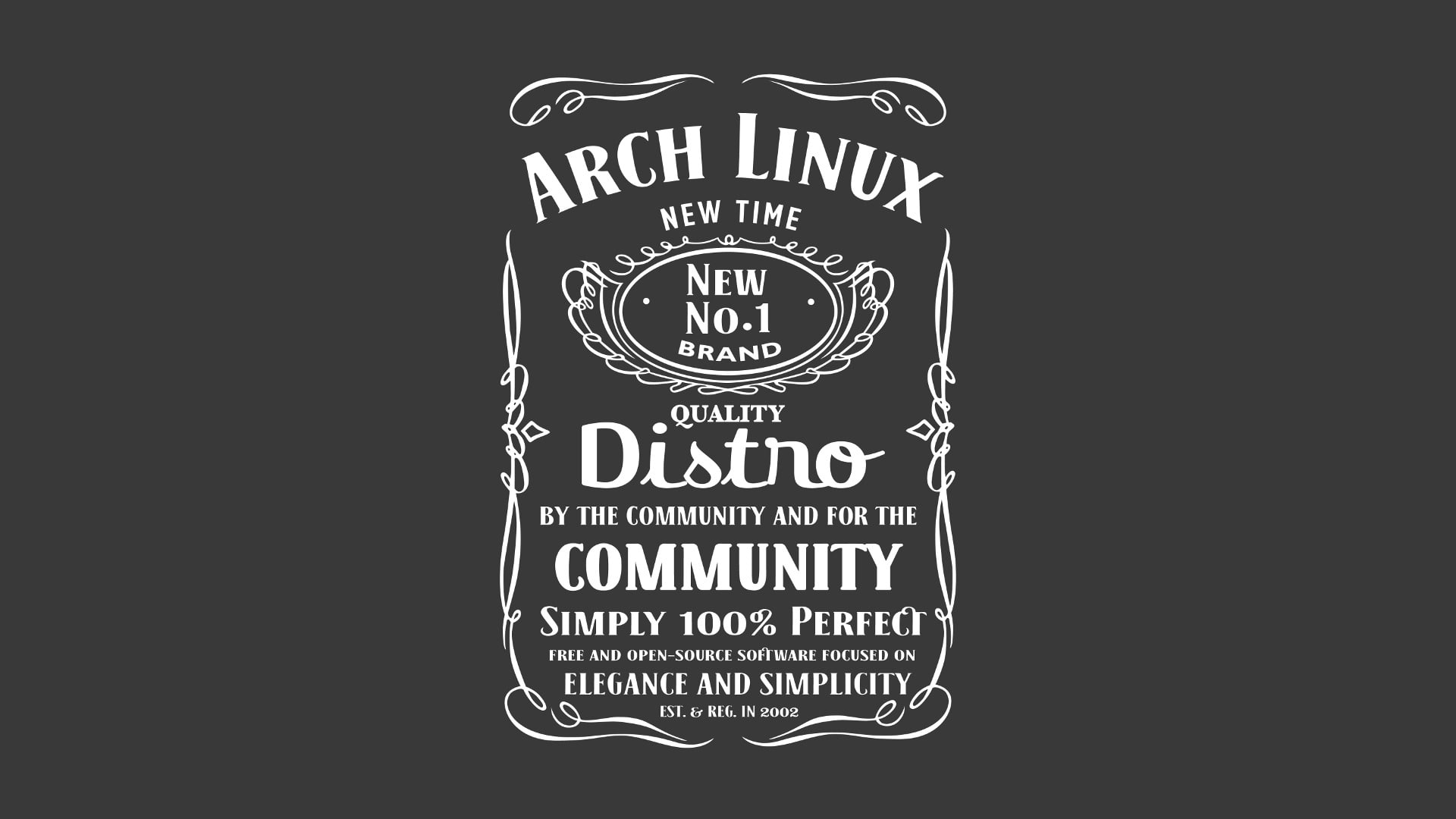 archlinux linux, communication, text, western script, studio shot