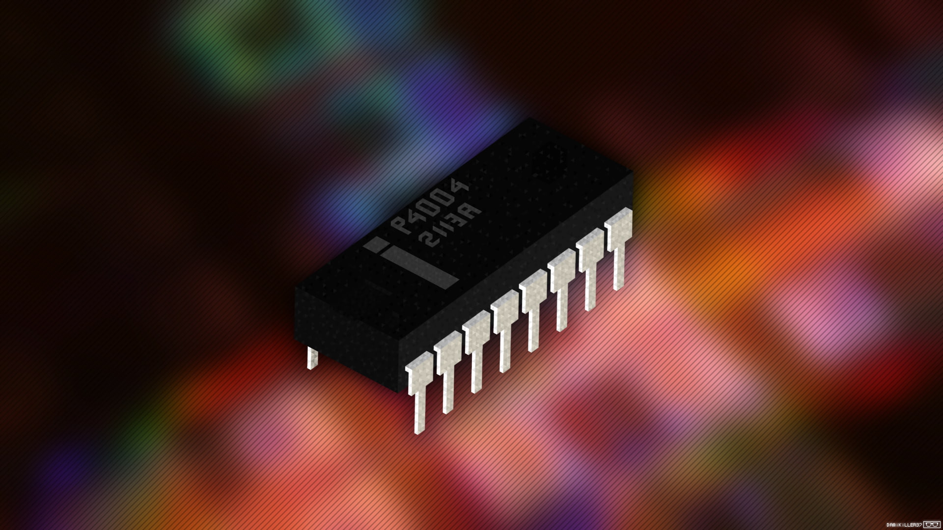 CPU, Electronics, Integrated Circuits, Intel, Isometric, Trixel