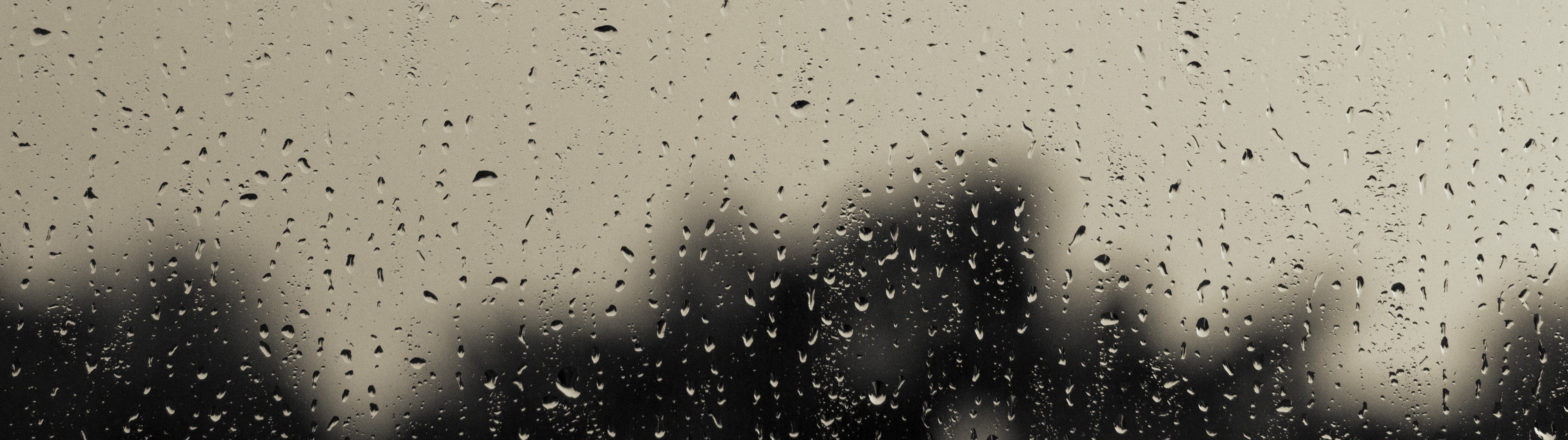 Free download | HD wallpaper: rain, multiple display, dual monitors