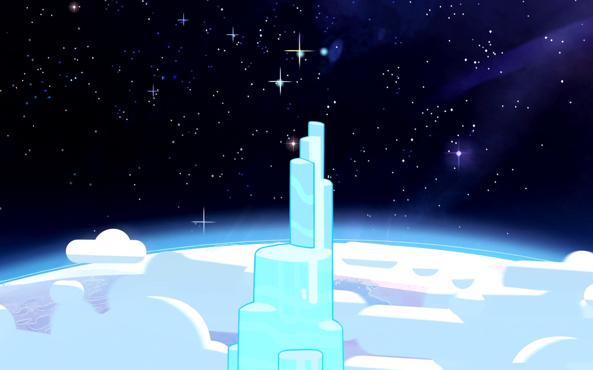game digital wallpaper, Steven Universe, cartoon, night, illuminated