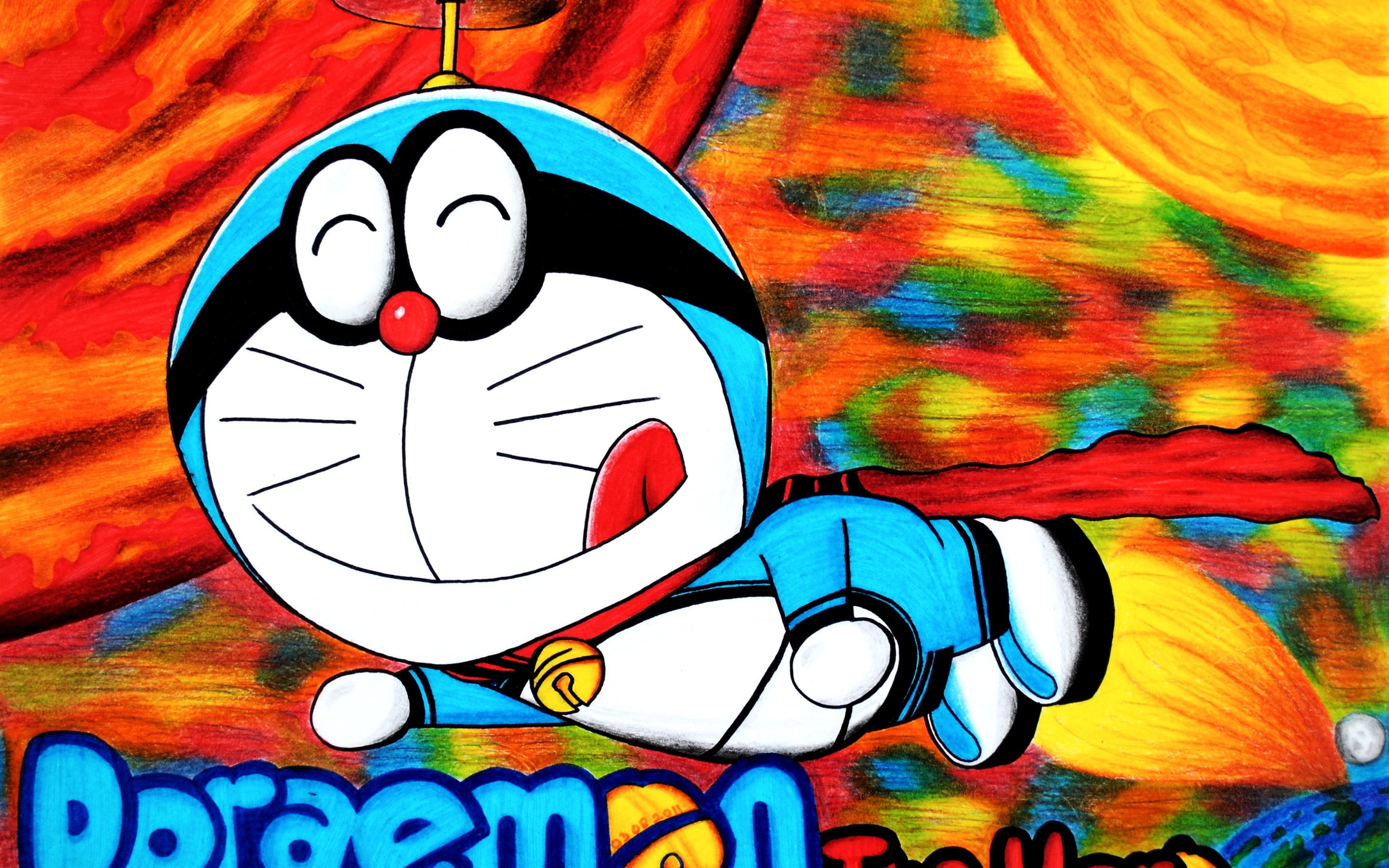 Doraemon is a hero, colorful colors