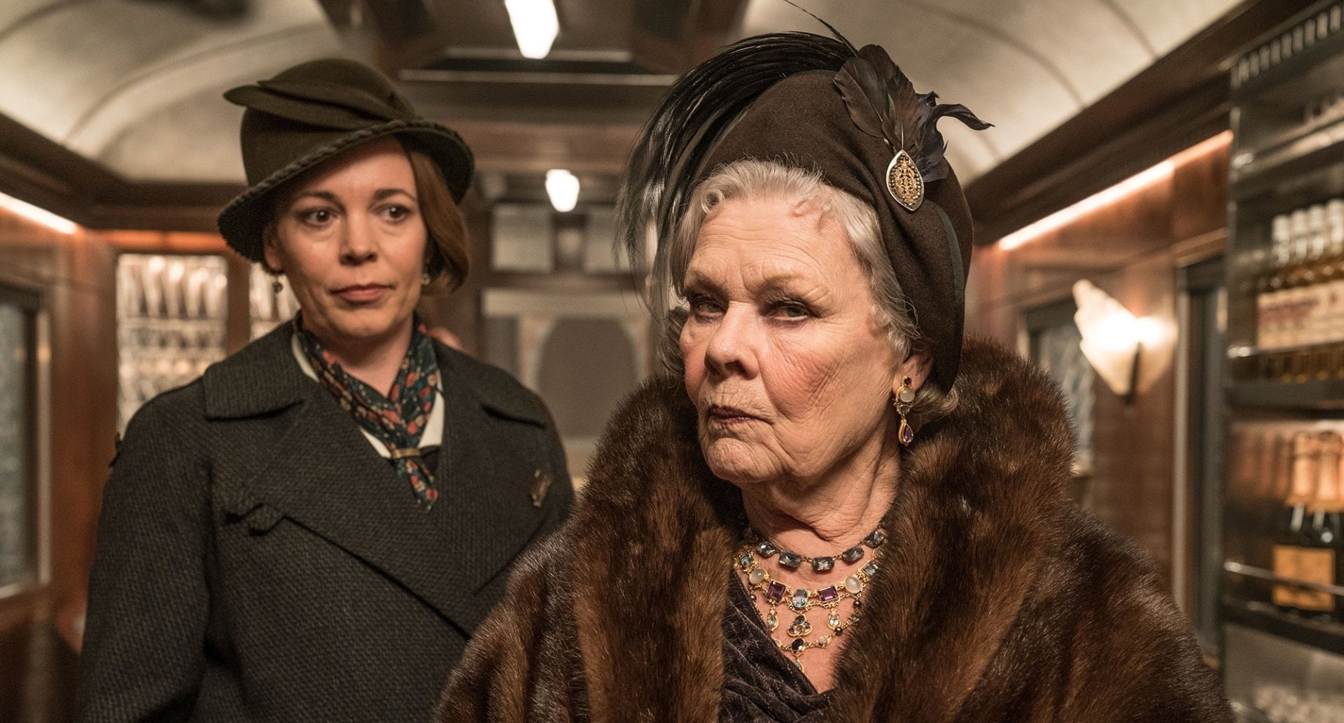 Movie, Murder on the Orient Express (2017), Judi Dench, Olivia Colman