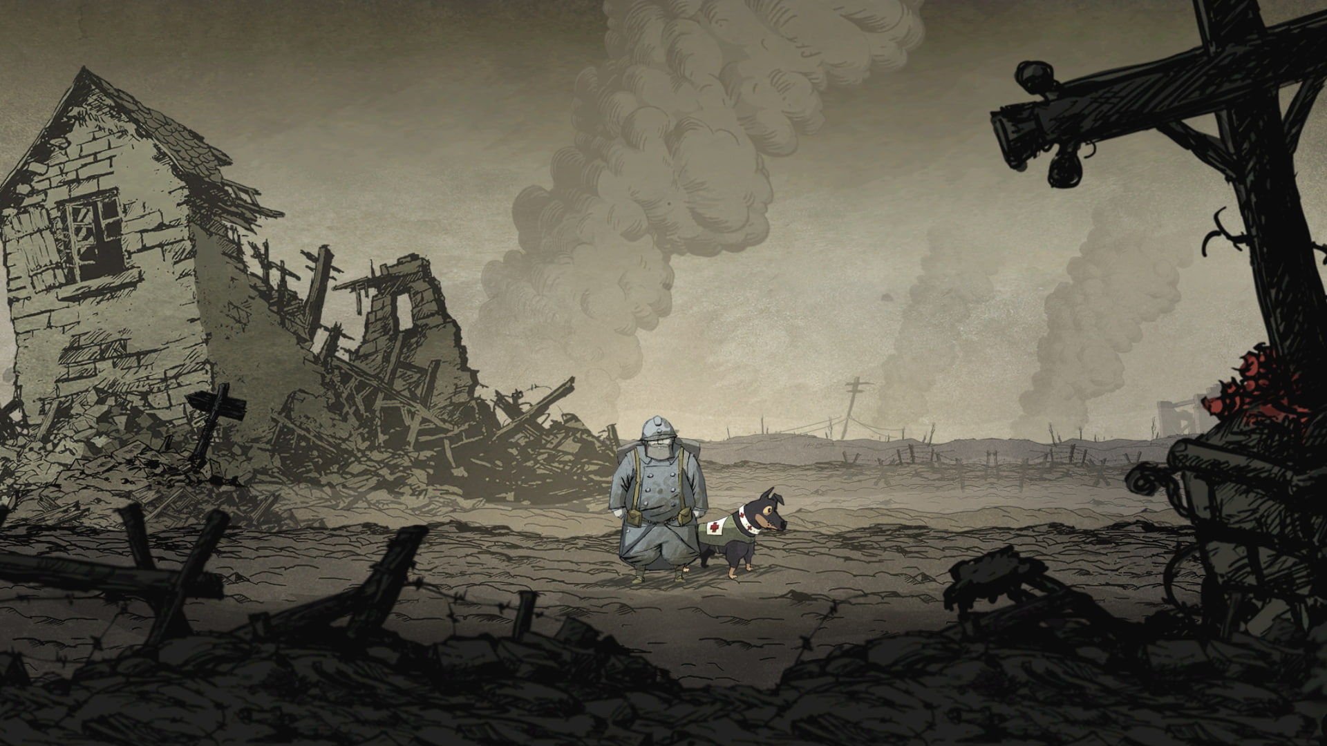 Valiant Hearts The Great War, nature, water, group of people