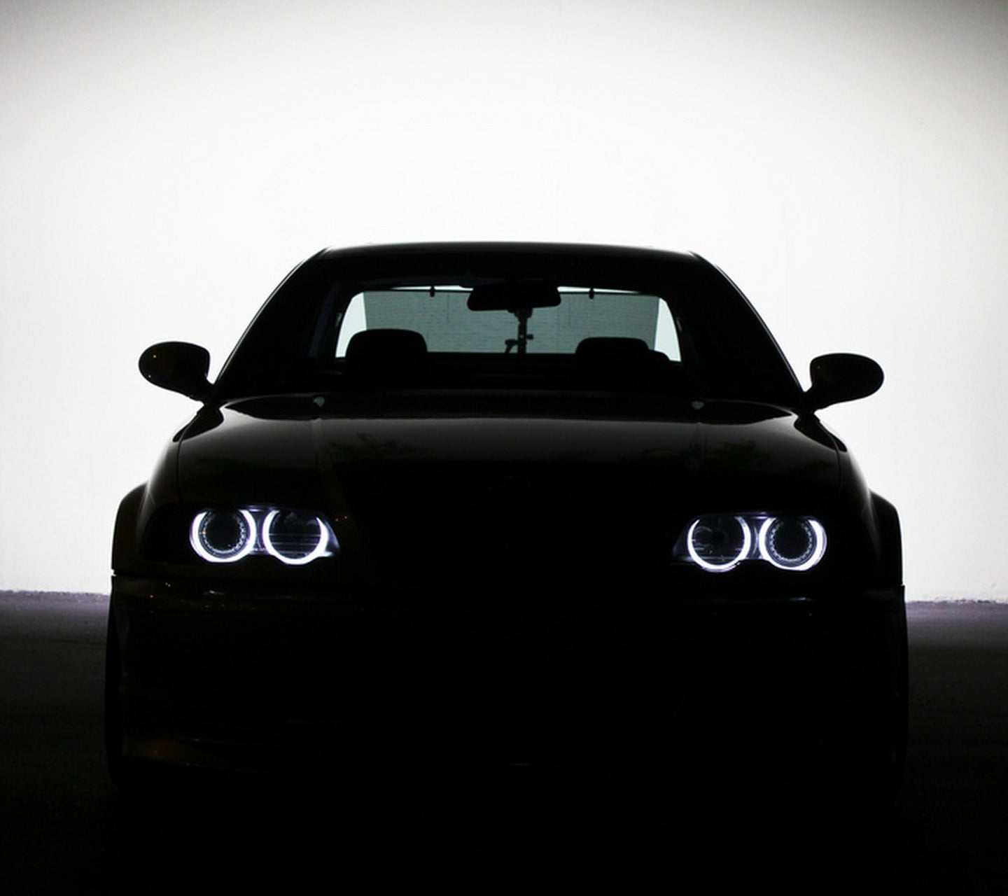 black car, BMW M3 E46, Angel Eyes, E-46, mode of transportation