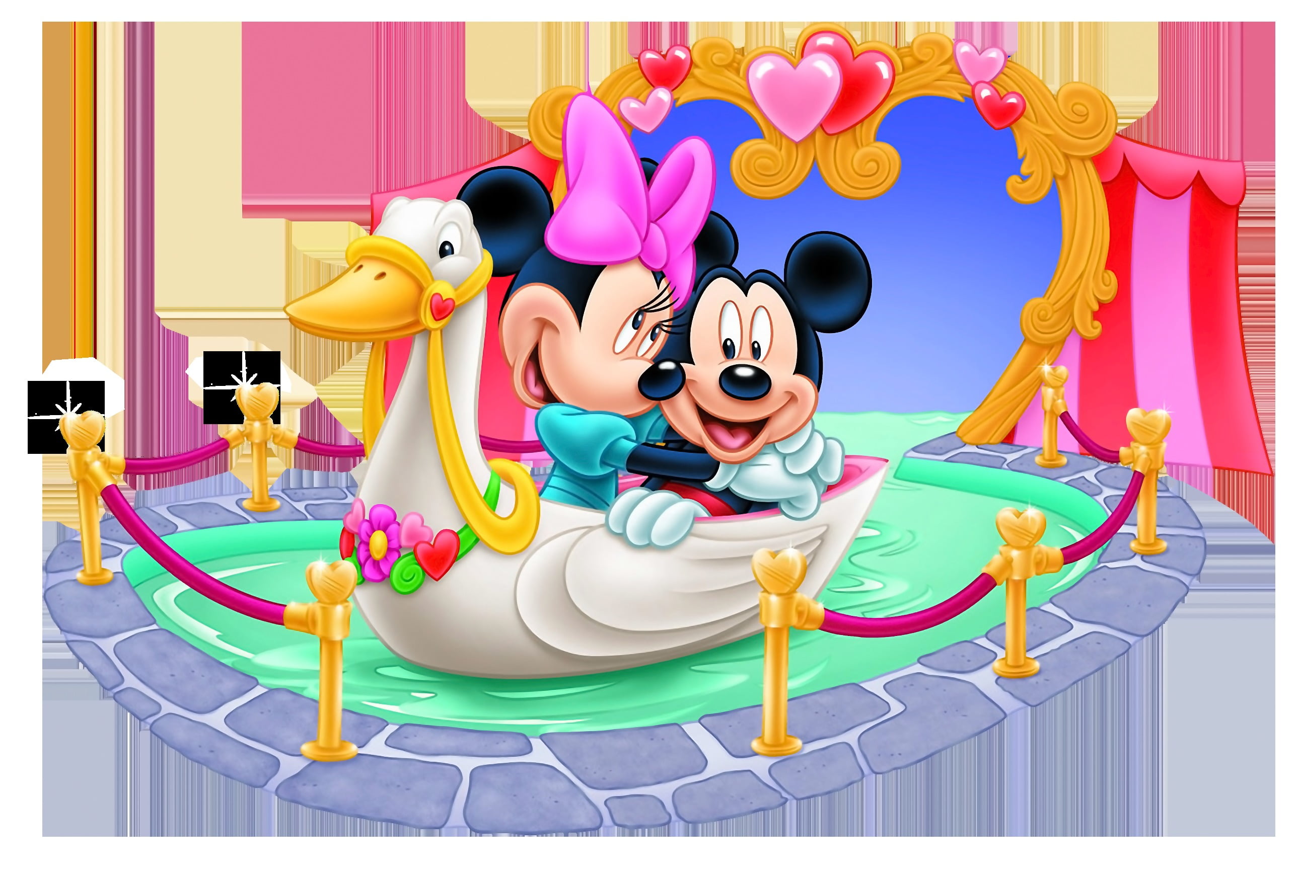 Tunnel Of Love Mickey And Minnie Mouse Disney Wallpaper Hd 1920×1200