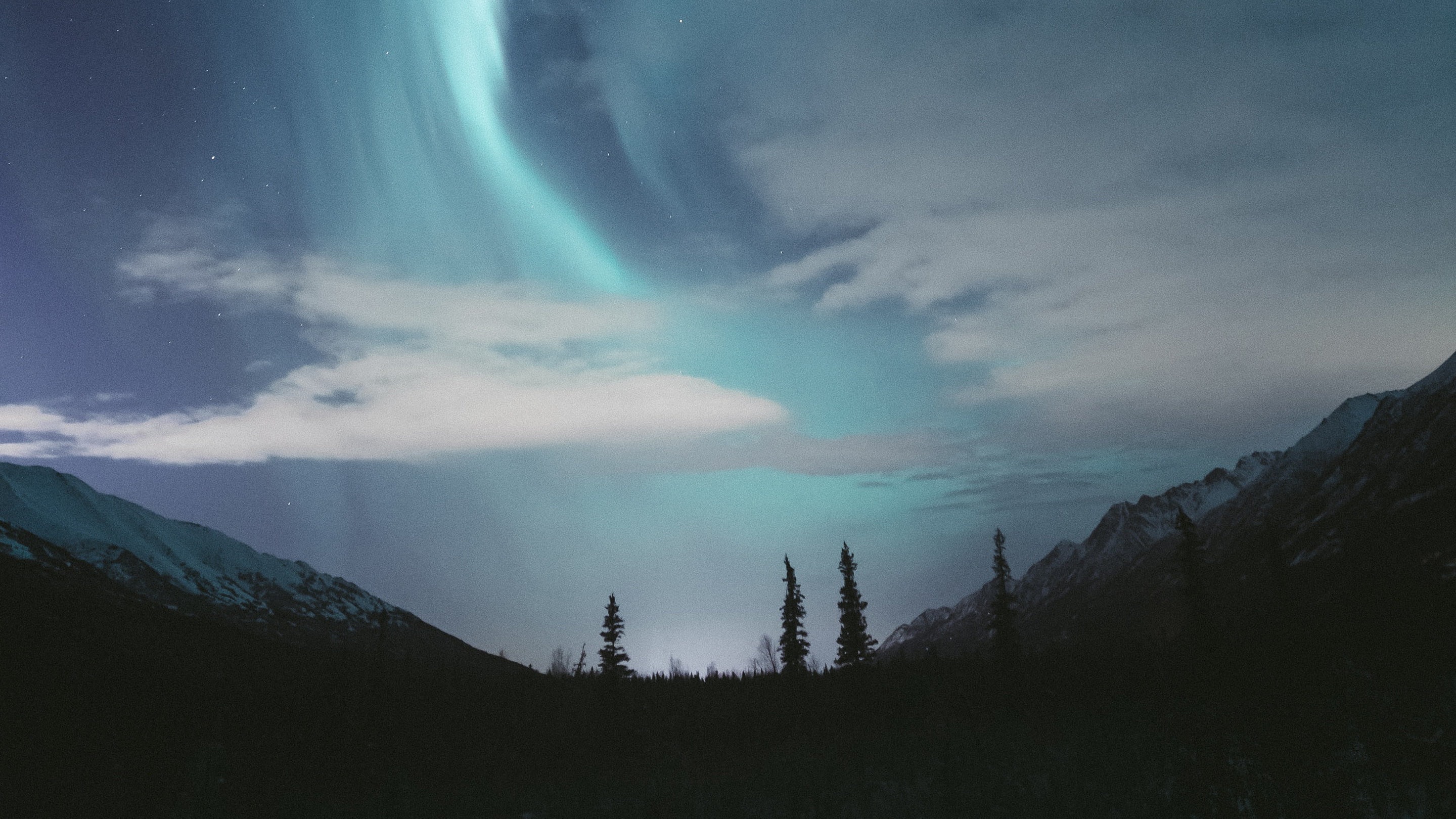 Aurora Borealis, Night sky, Alaska, Northern Lights