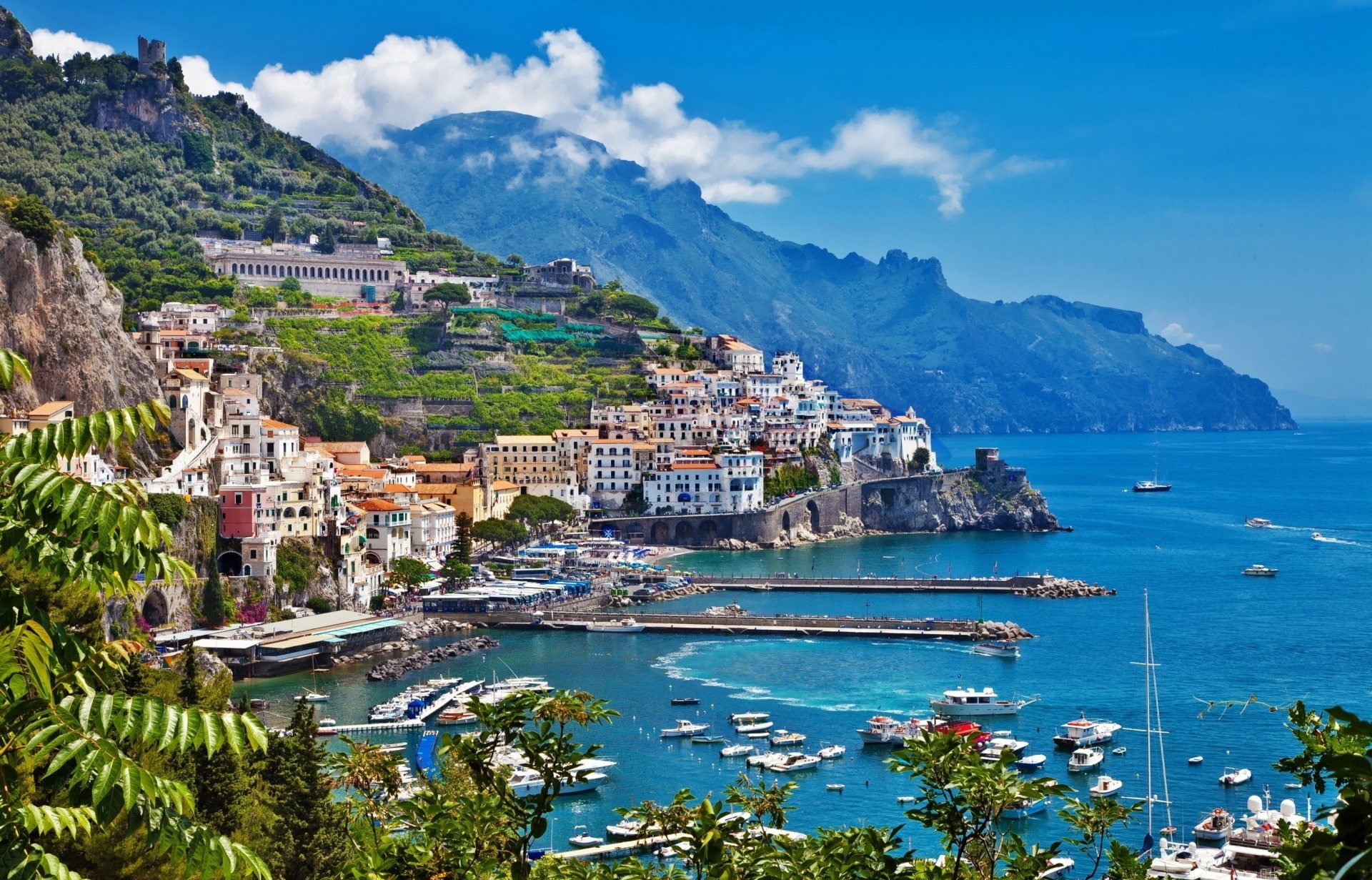 Towns, Amalfi, Italy, Salerno
