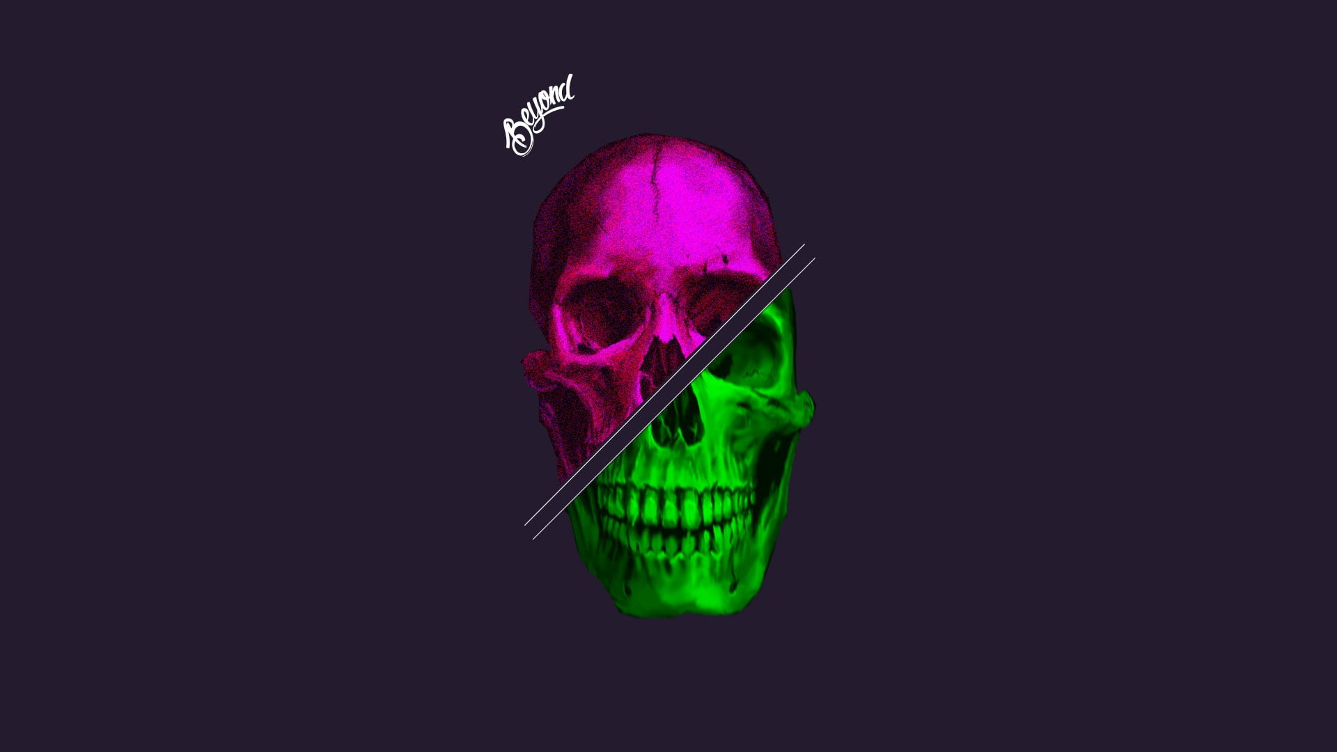 Free download | HD wallpaper: skull, Beyond, digital art, RGB ...