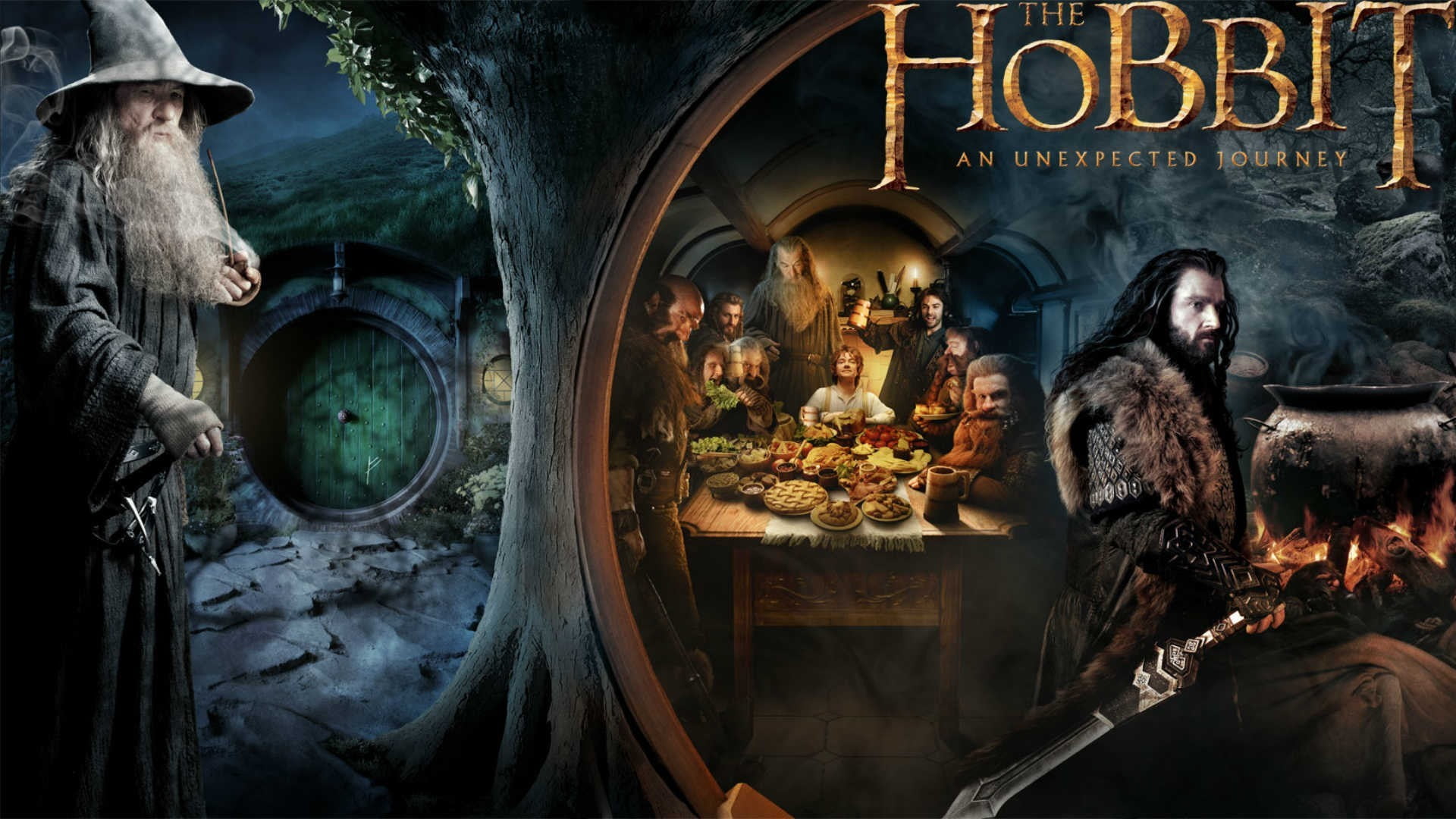 The Hobbit wallpaper, The Hobbit: An Unexpected Journey, movies