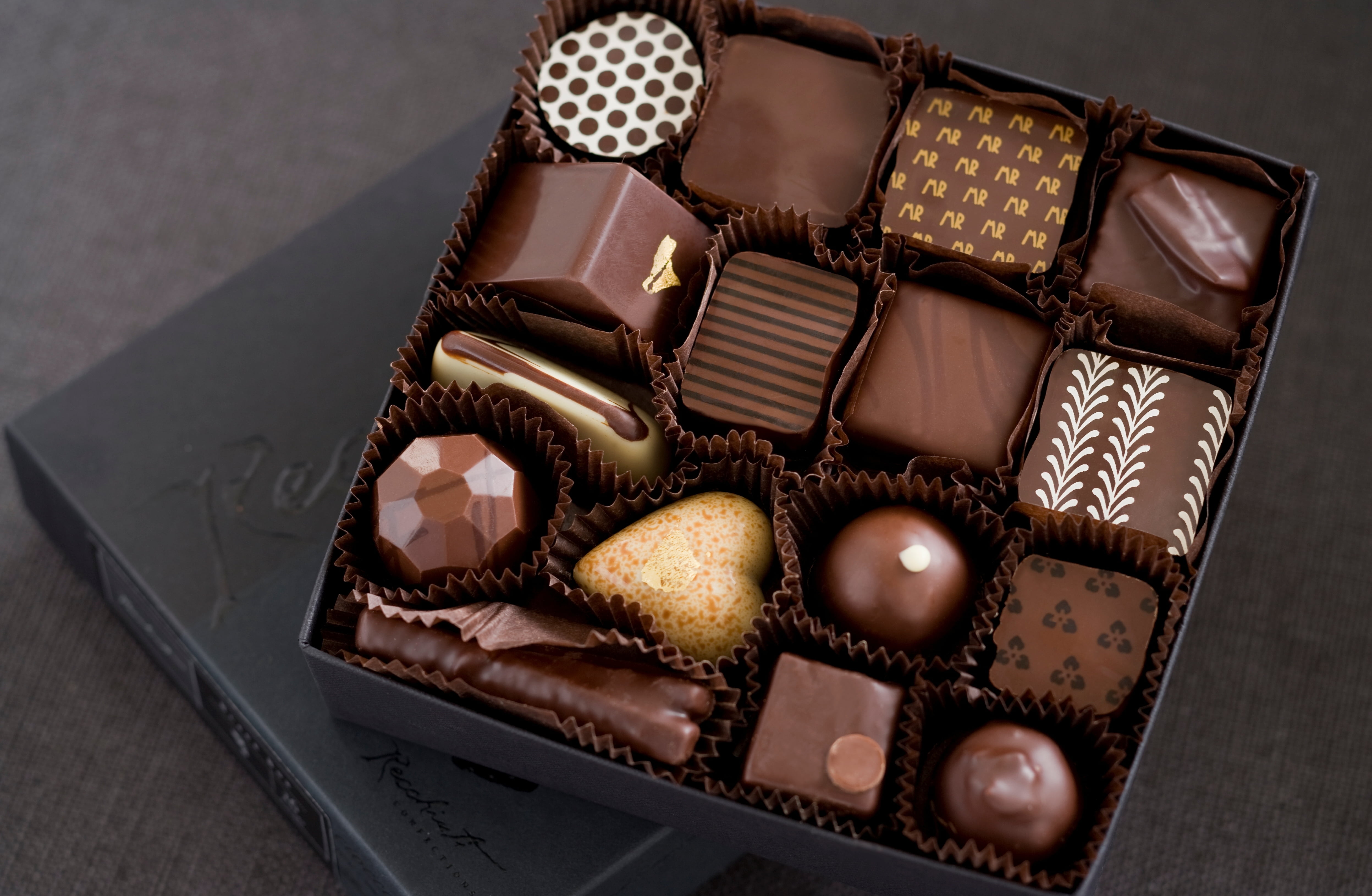 chocolate box, candy, milk, white, dessert, food, sweet Food