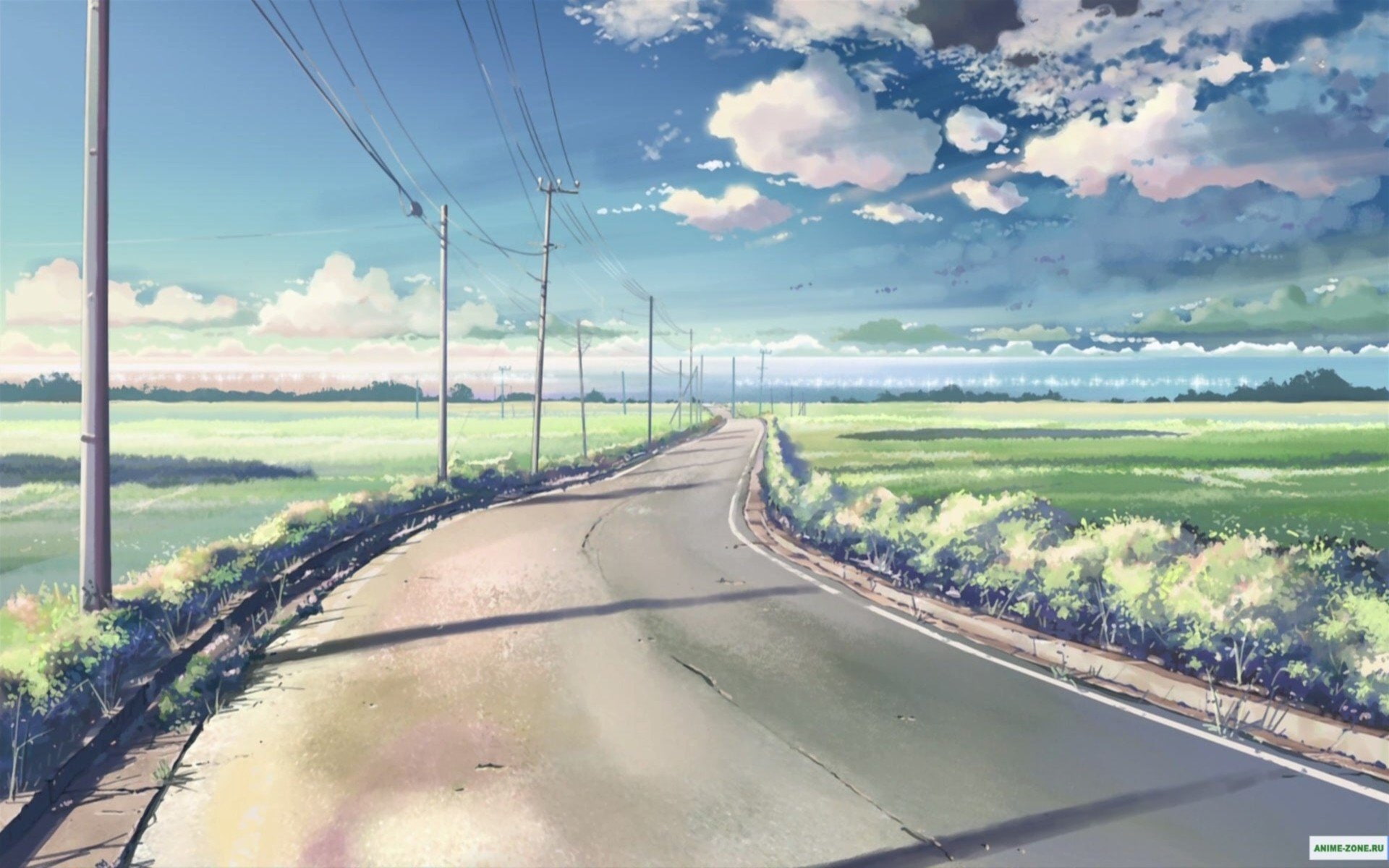 1920x1200 px 5 Centimeters Per Second anime Nature Forests HD Art