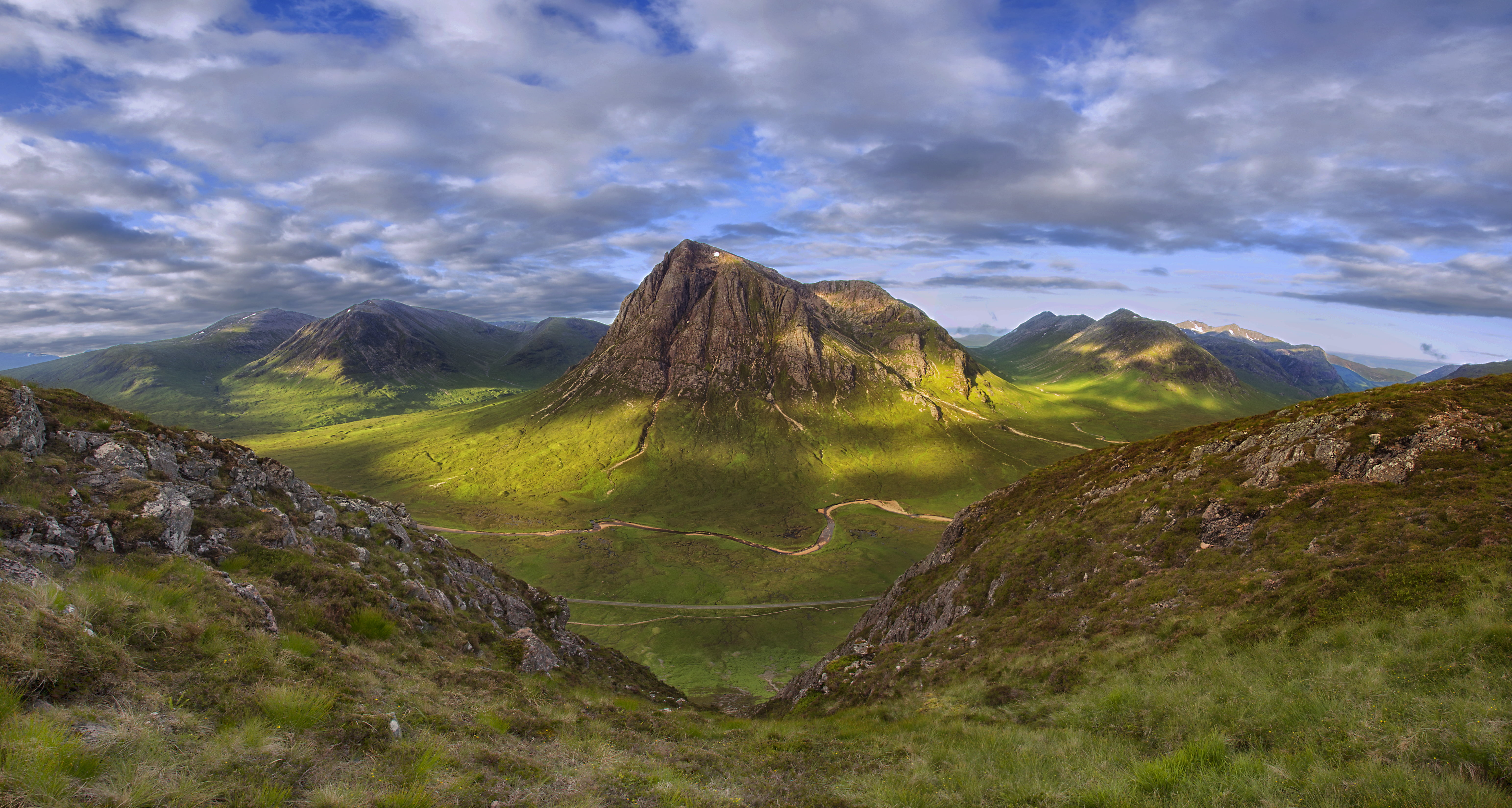 aerial photography of mountains, highlands, scotland, highlands, scotland