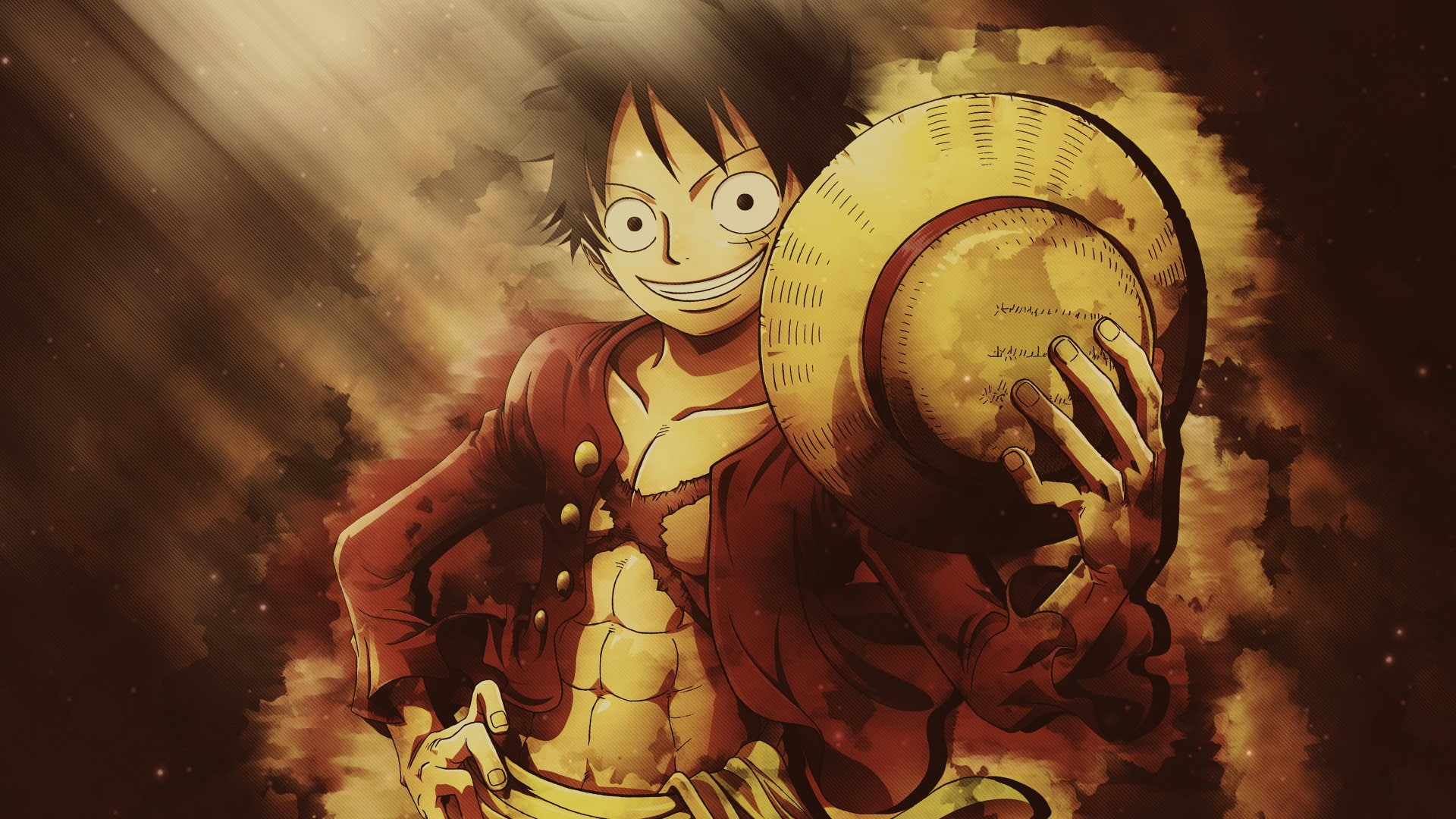 Free download | HD wallpaper: One Piece Luffy illustration, Anime ...