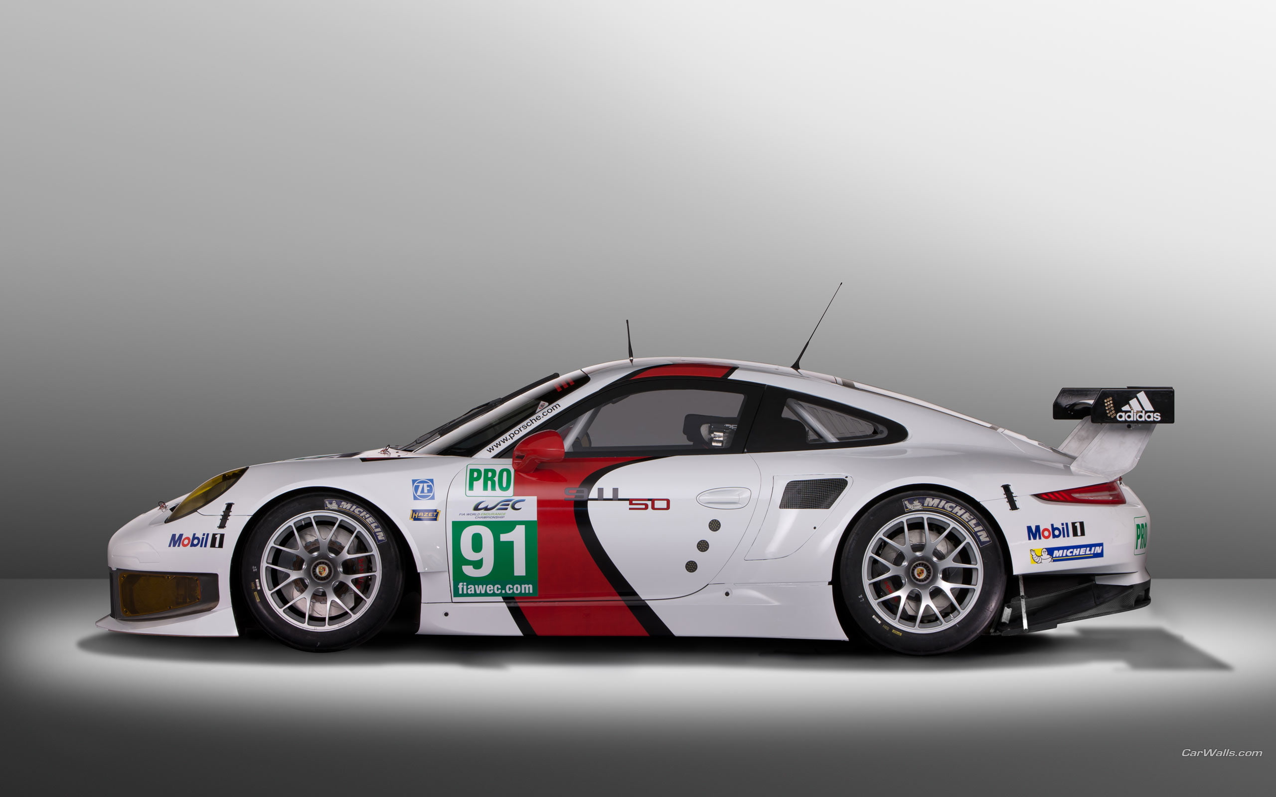 Porsche 911 RSR Race Car HD, white red and black racing coupe