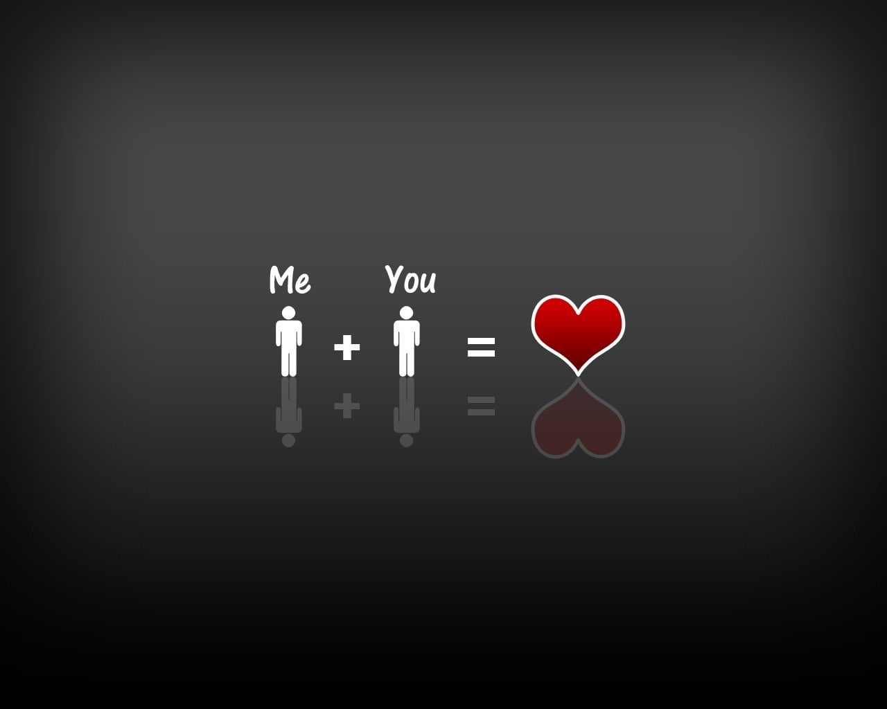 me + you = heart illustration, Artistic, Love, Romantic, heart shape