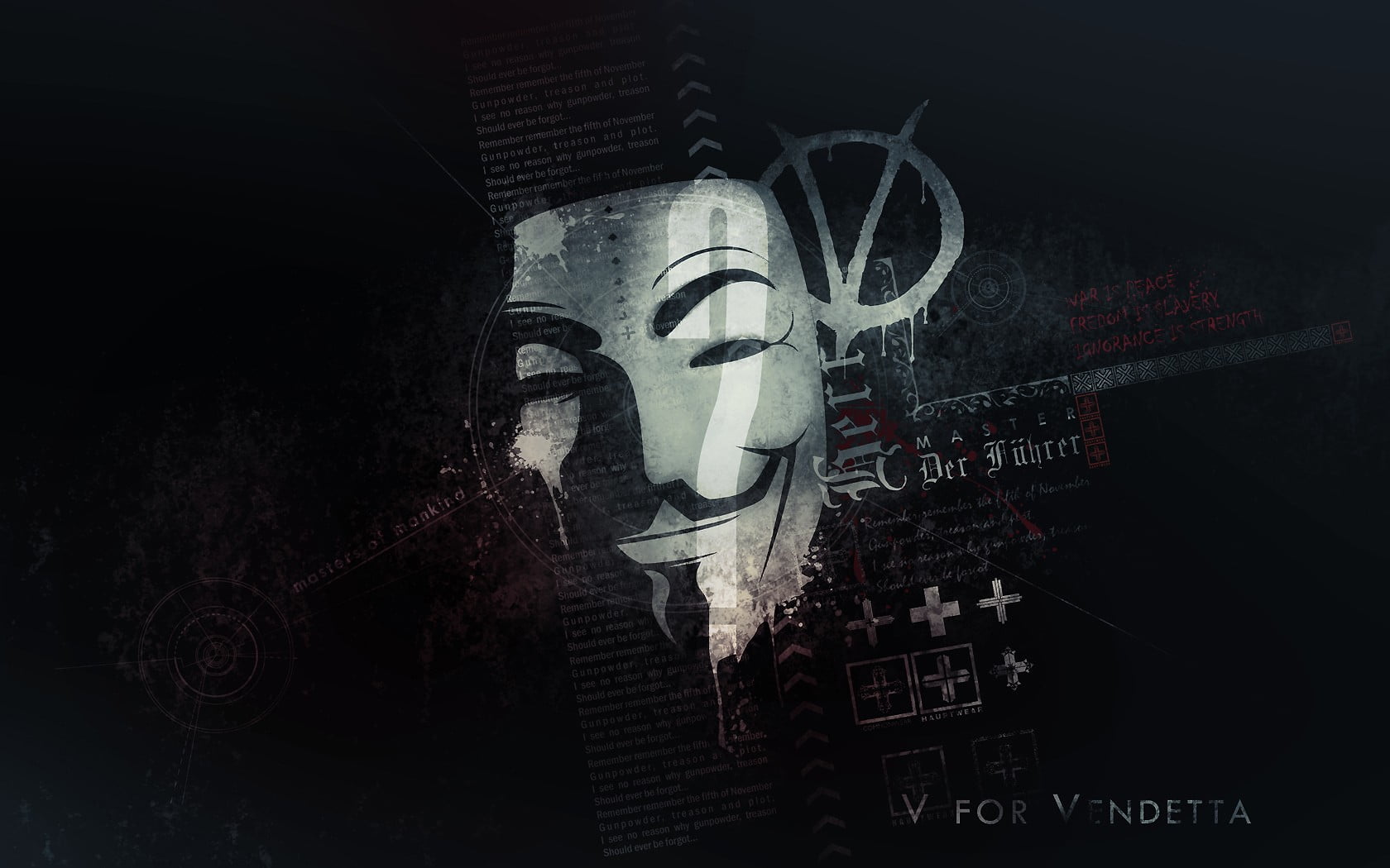 Guy Fawkes illustration, V for Vendetta, Anonymous, representation