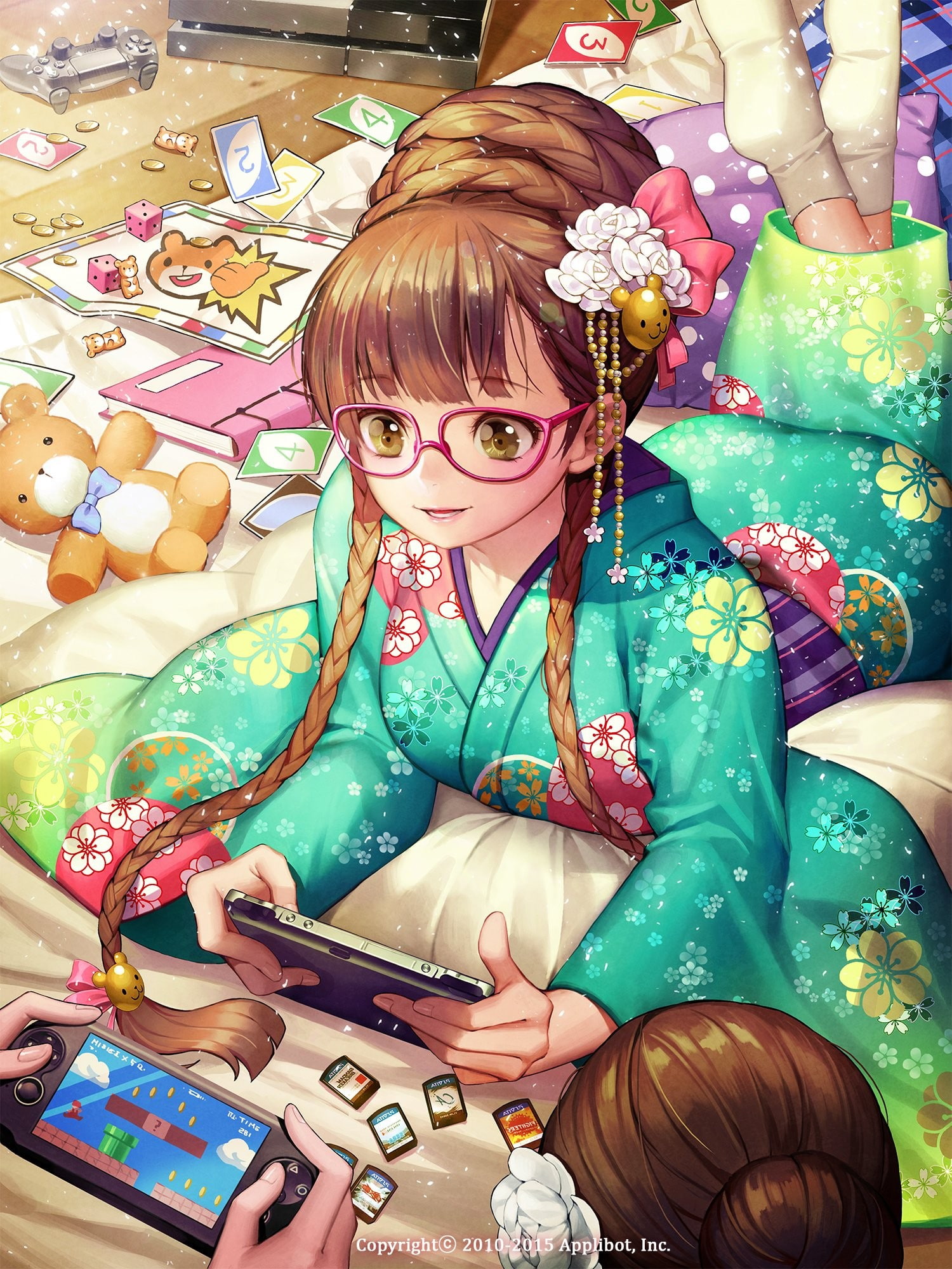 anime, anime girls, Furyou Michi ~Gang Road~, kimono, glasses