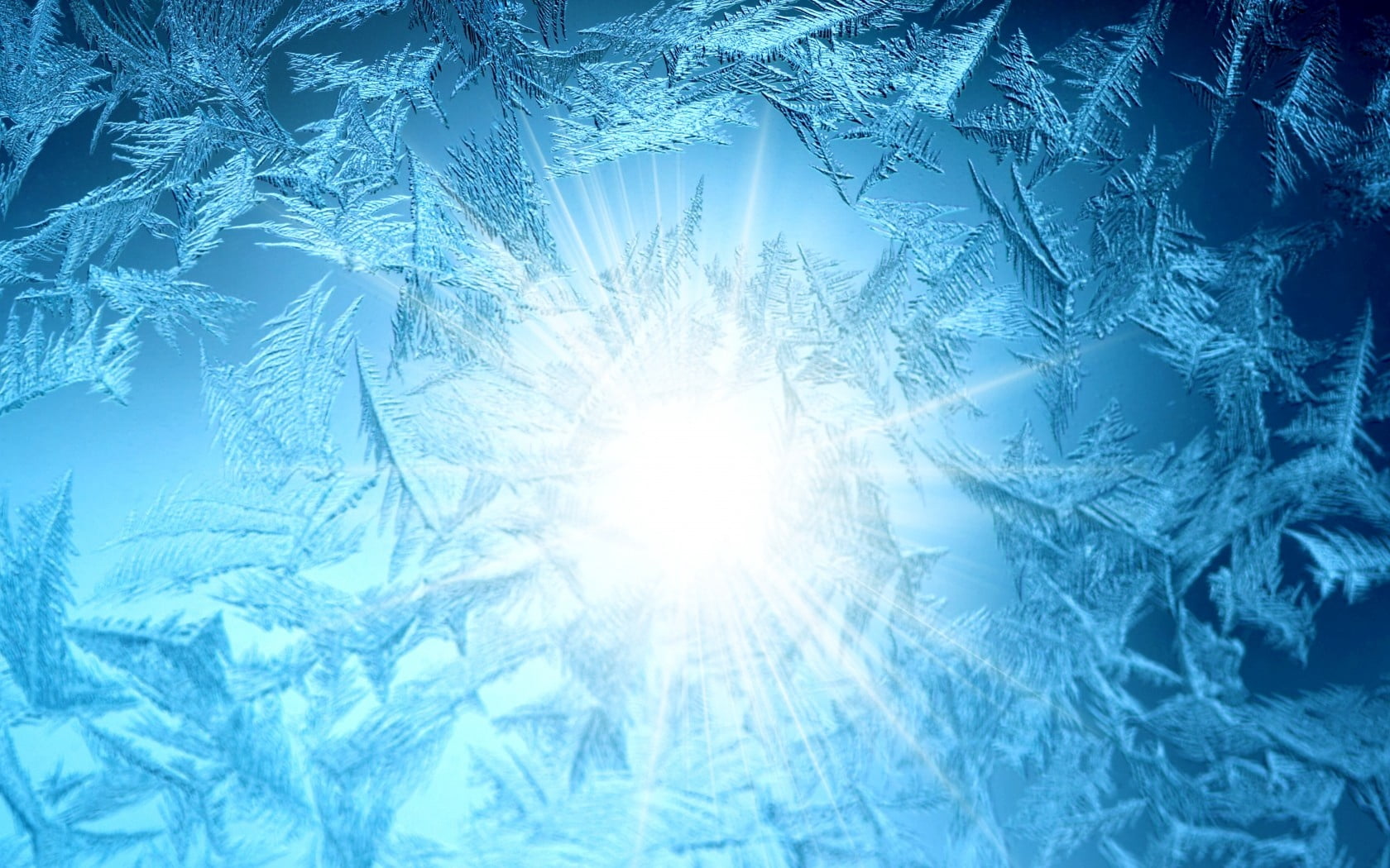 blue ice wallpaper, patterns, frost, glass, sun, winter, christmas