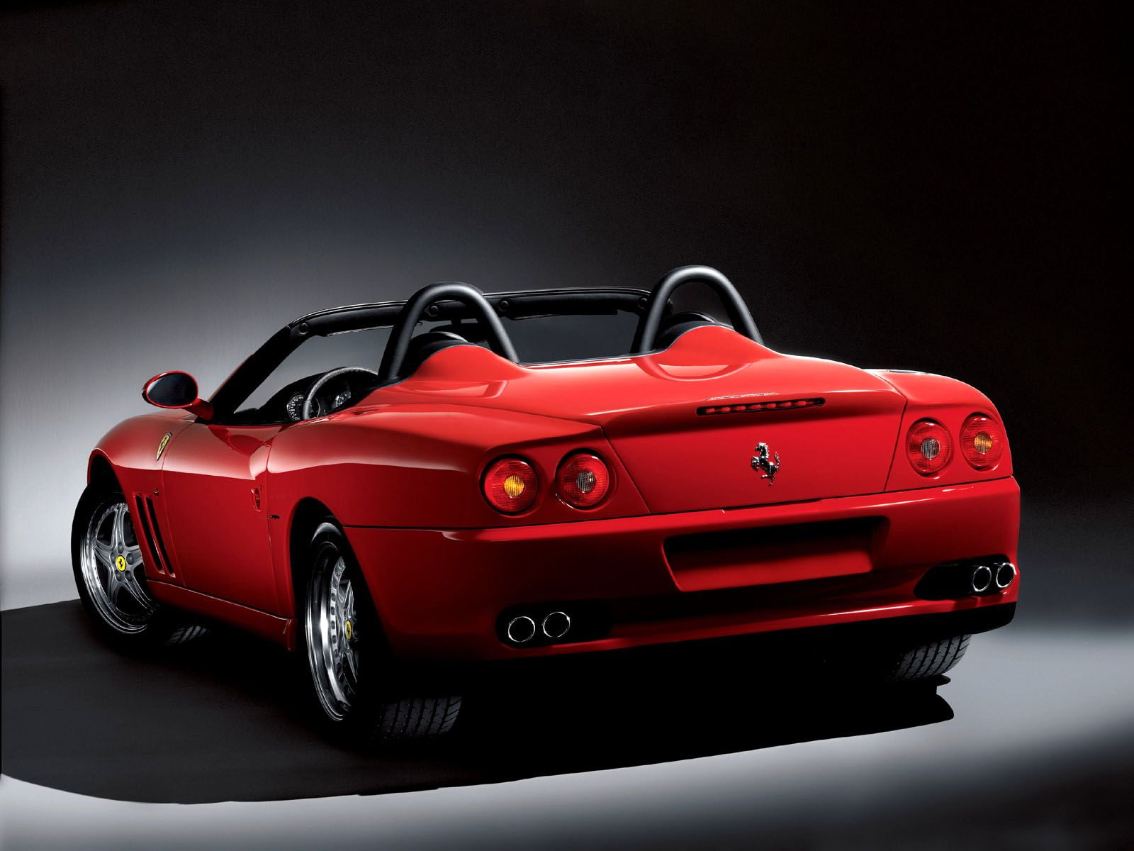 Ferrari 550 Maranello Rear, back, cars