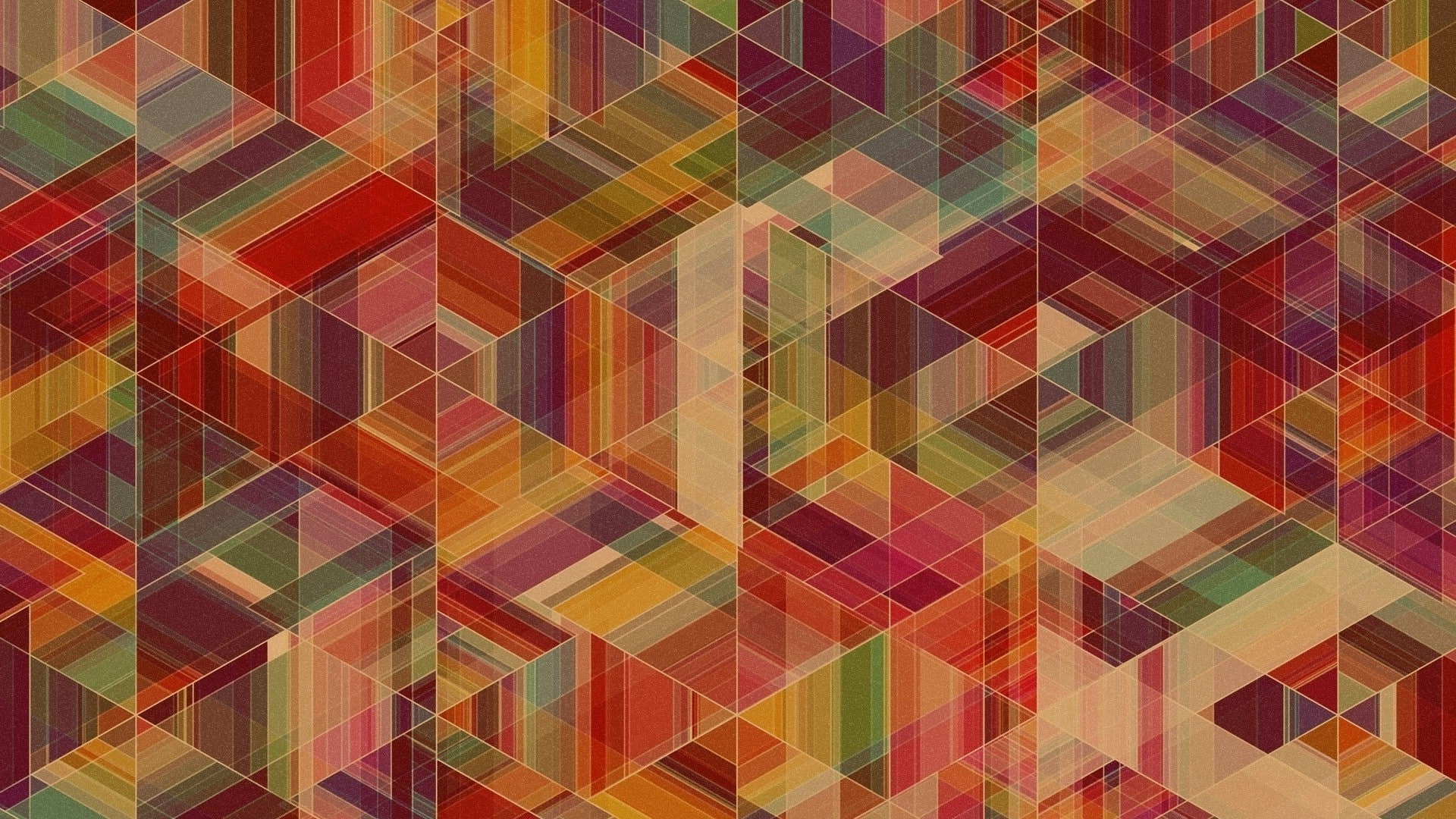 abstract, anime, Colorful, geometry, pattern, Simon C. Page