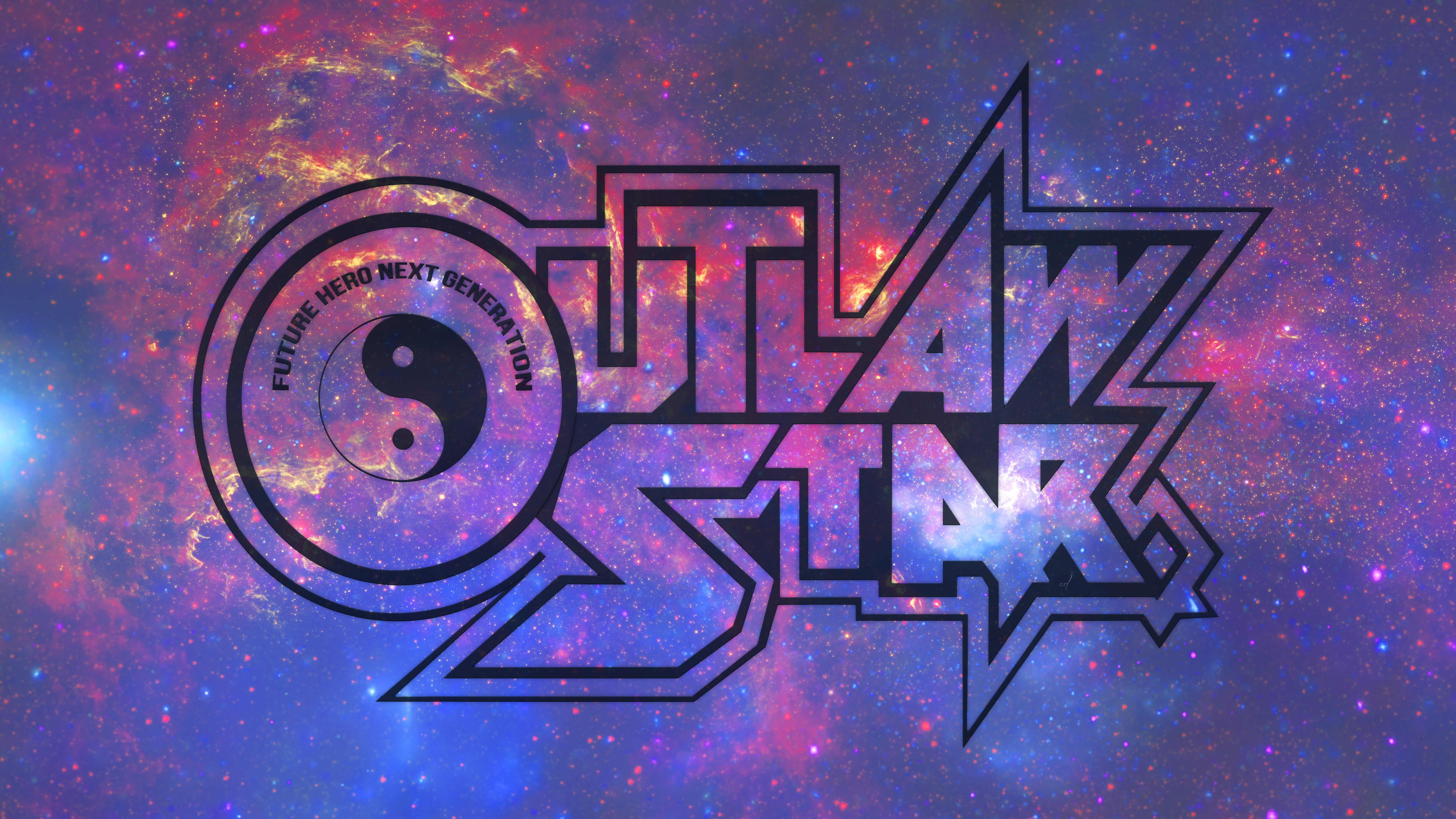 Outlaw Star, typography, space, anime