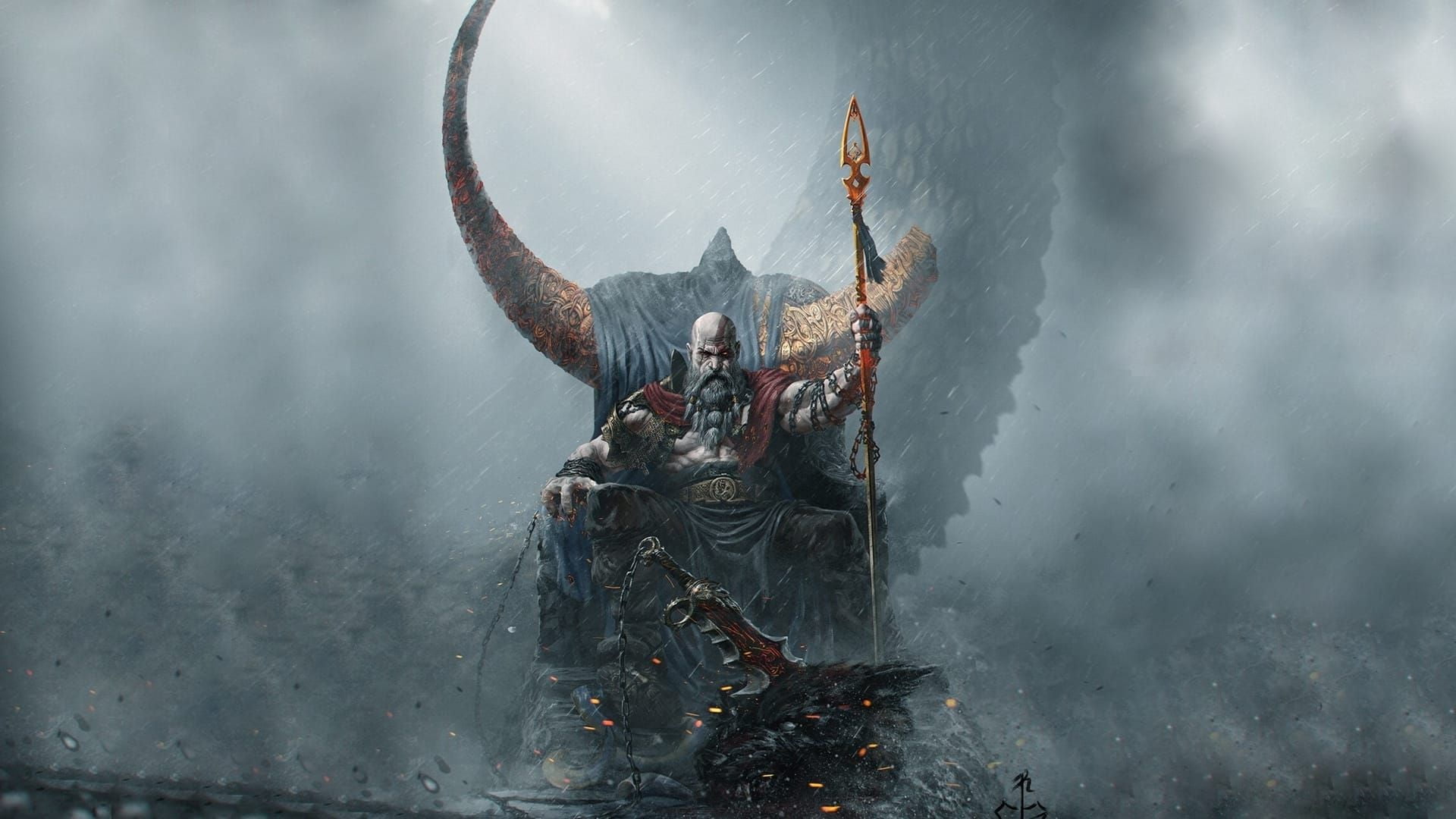 God of War, God of War Ragnarök, Kratos, Freya, Atreus