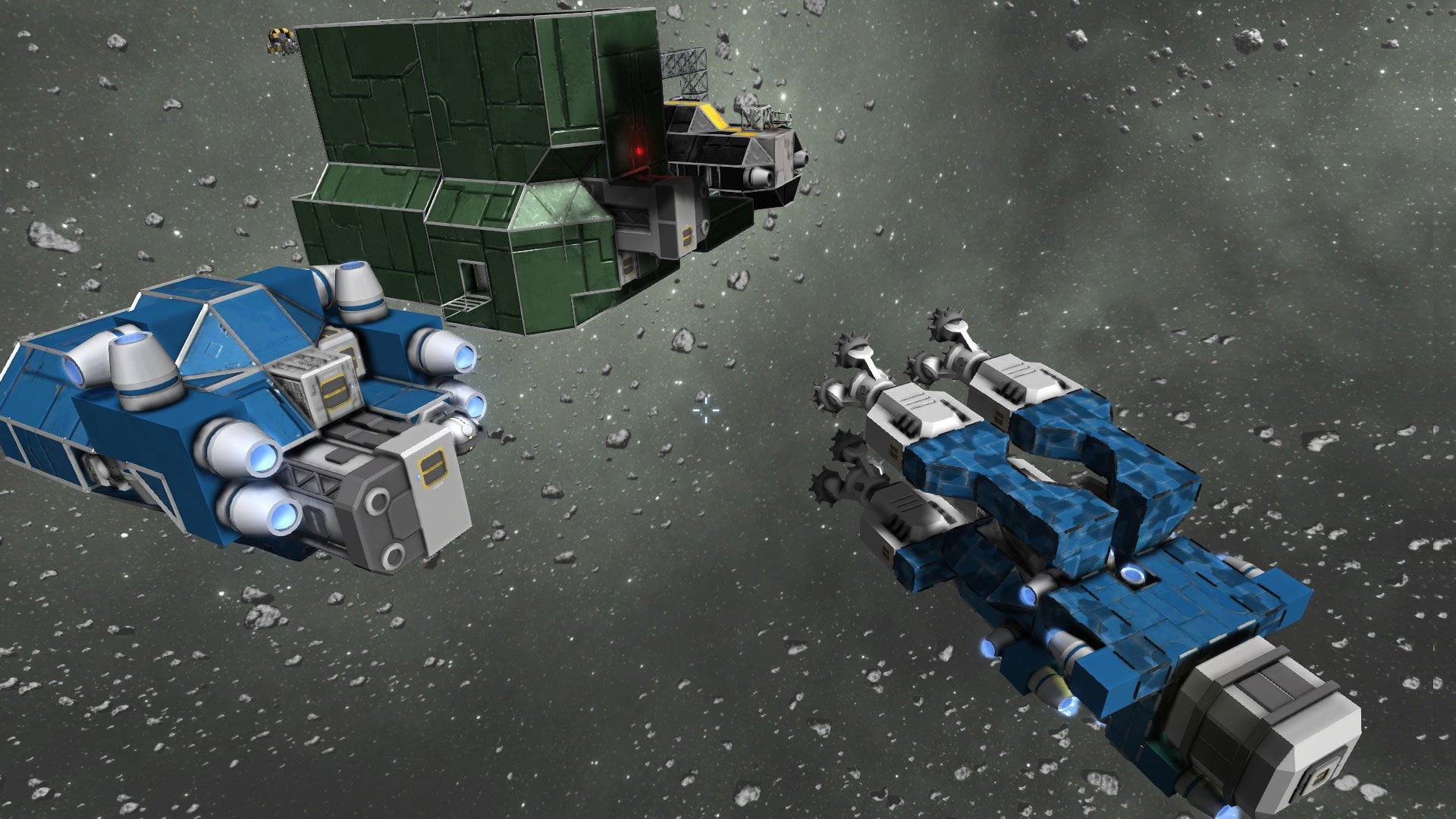 engineers, sandbox, sci fi, simulation, space, spaceship