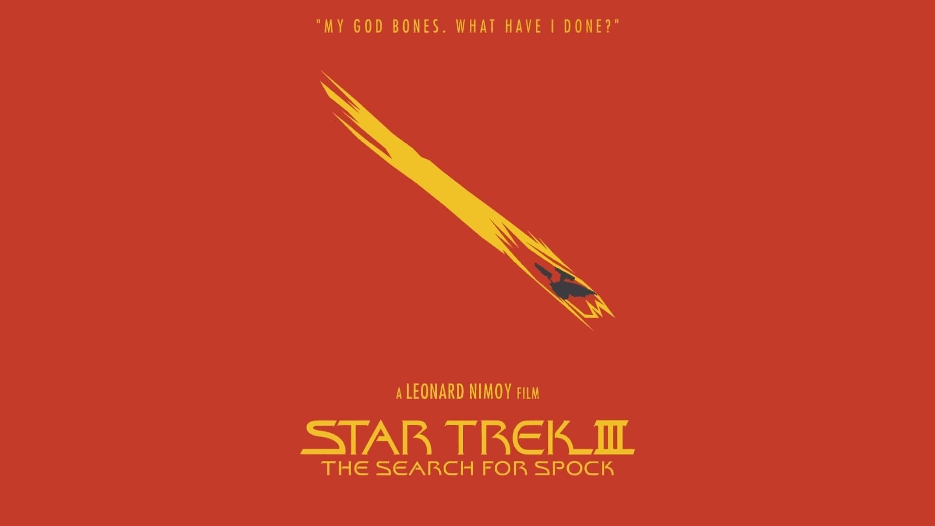 Star Trek, Star Trek III: The Search for Spock, text, western script