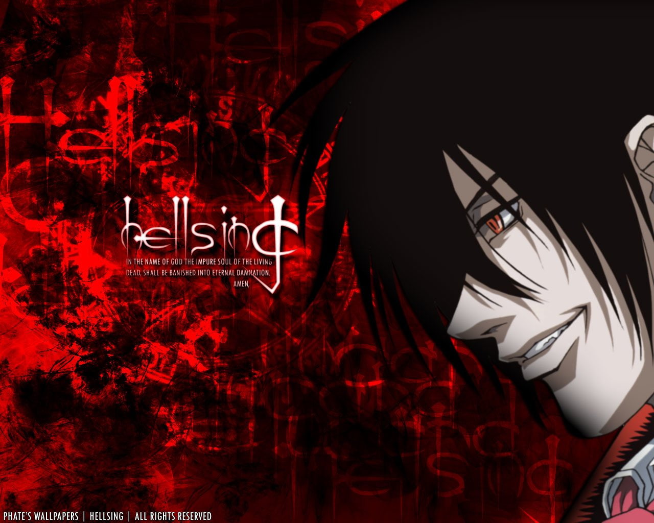 Anime, Hellsing, Red