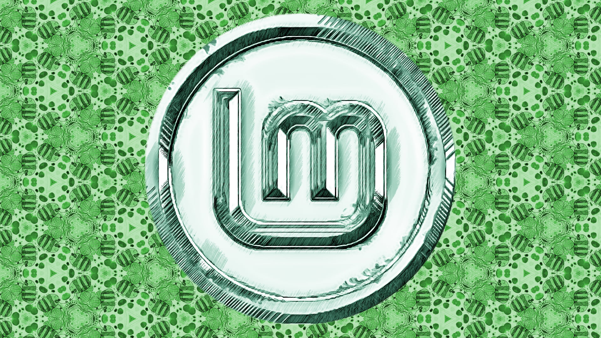 Linux, Linux Mint, texture, artwork