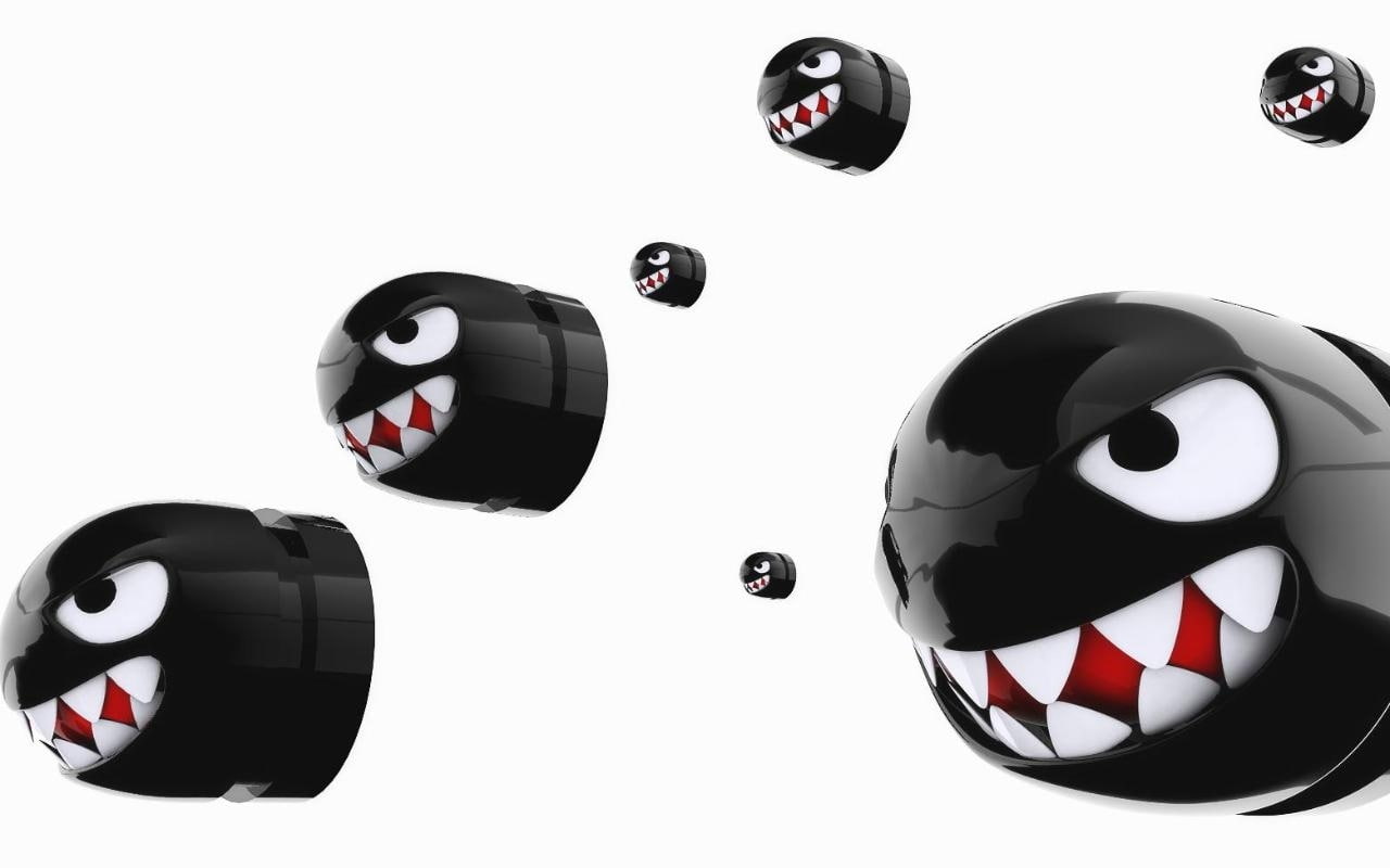 Free download | HD wallpaper: mario bullets Black Bullets Mario white ...