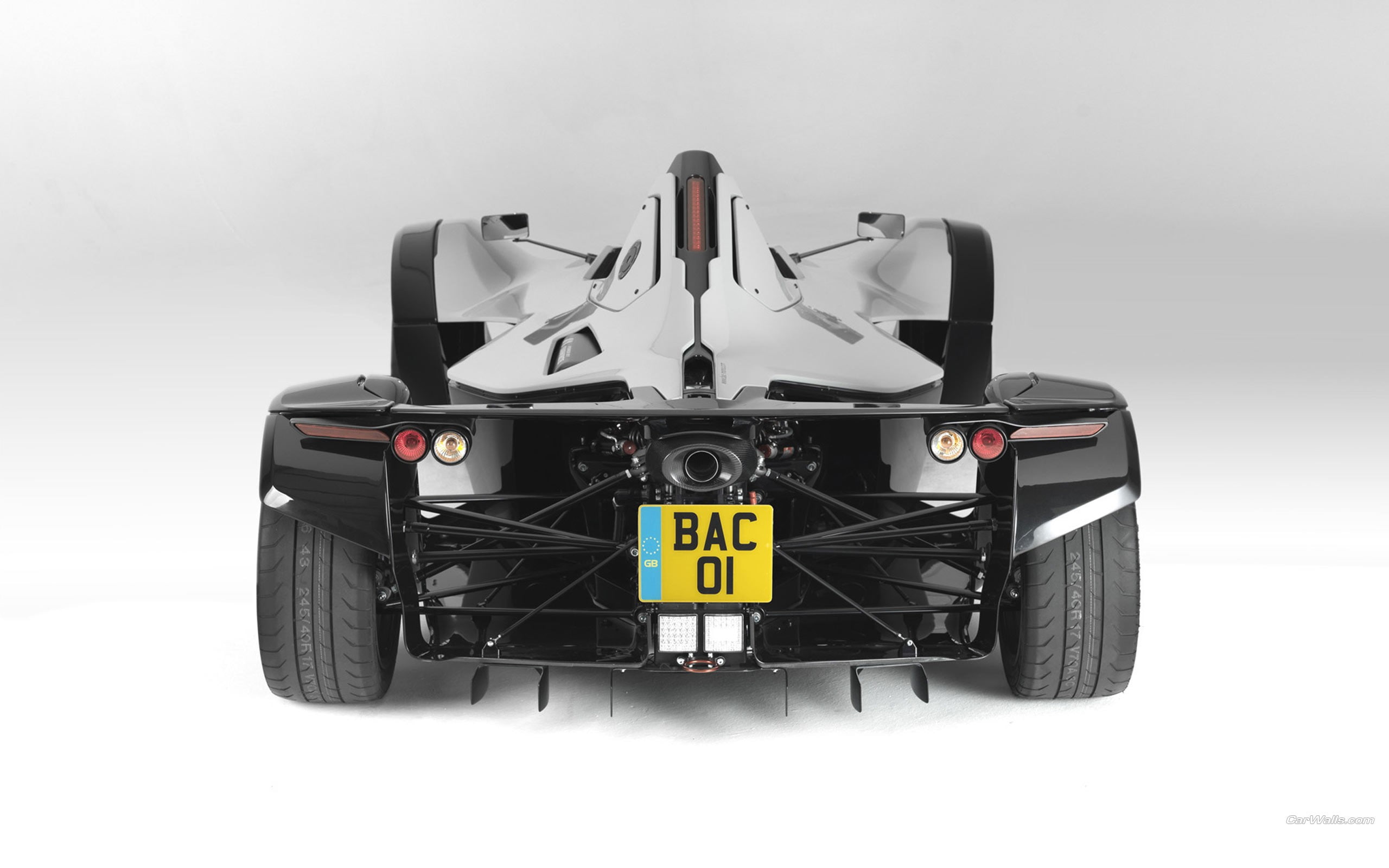 BAC Mono HD, black and grey racing car, cars