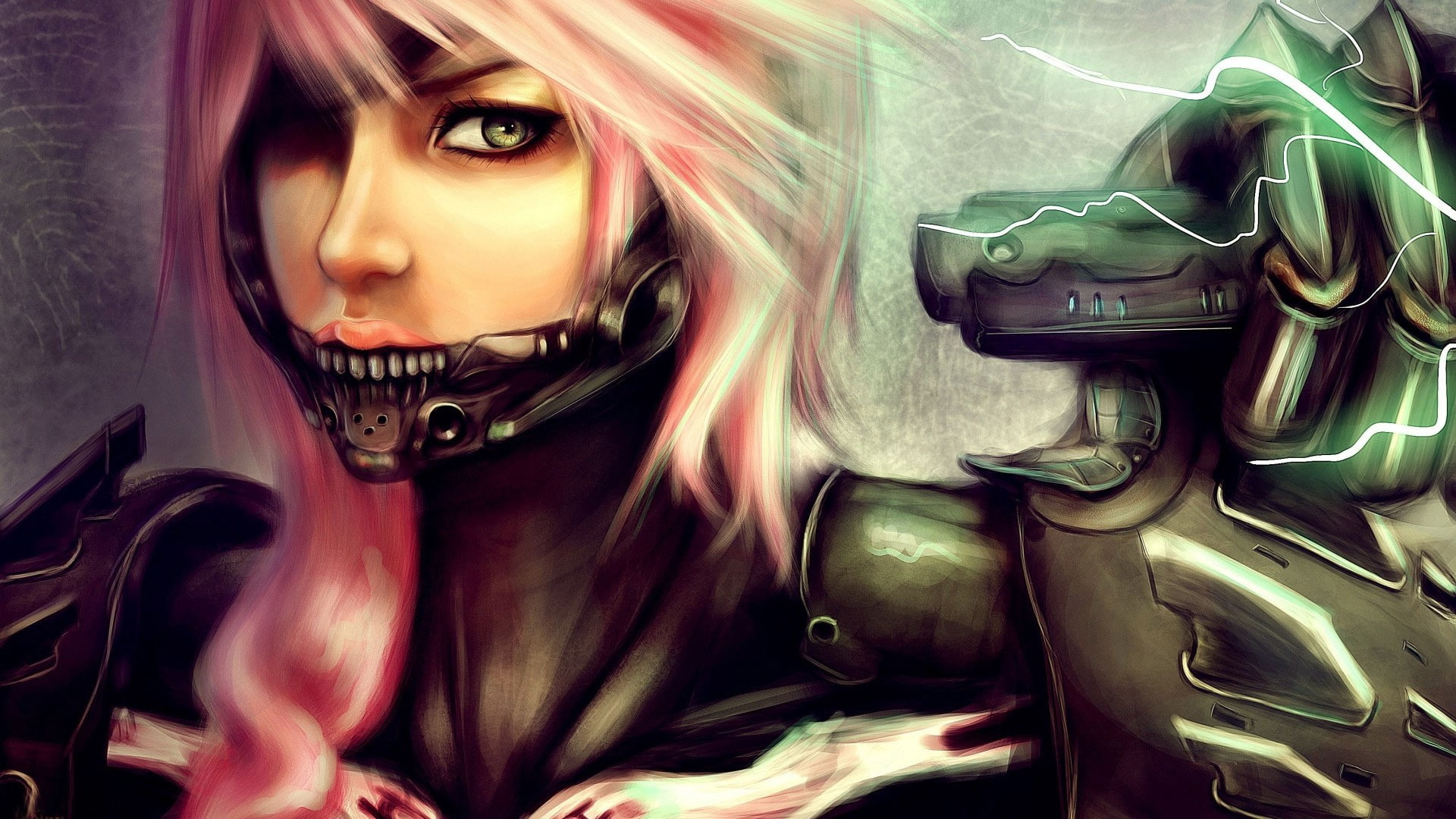 fantasy art, concept art, Metal Gear Rising: Revengeance, cyborg