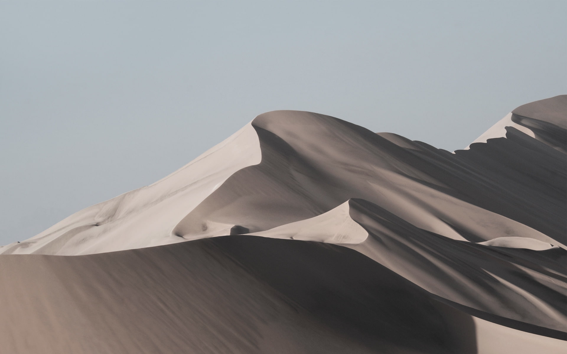 gray desert mountain, sand, mountains, windows 10, sky, day, no people